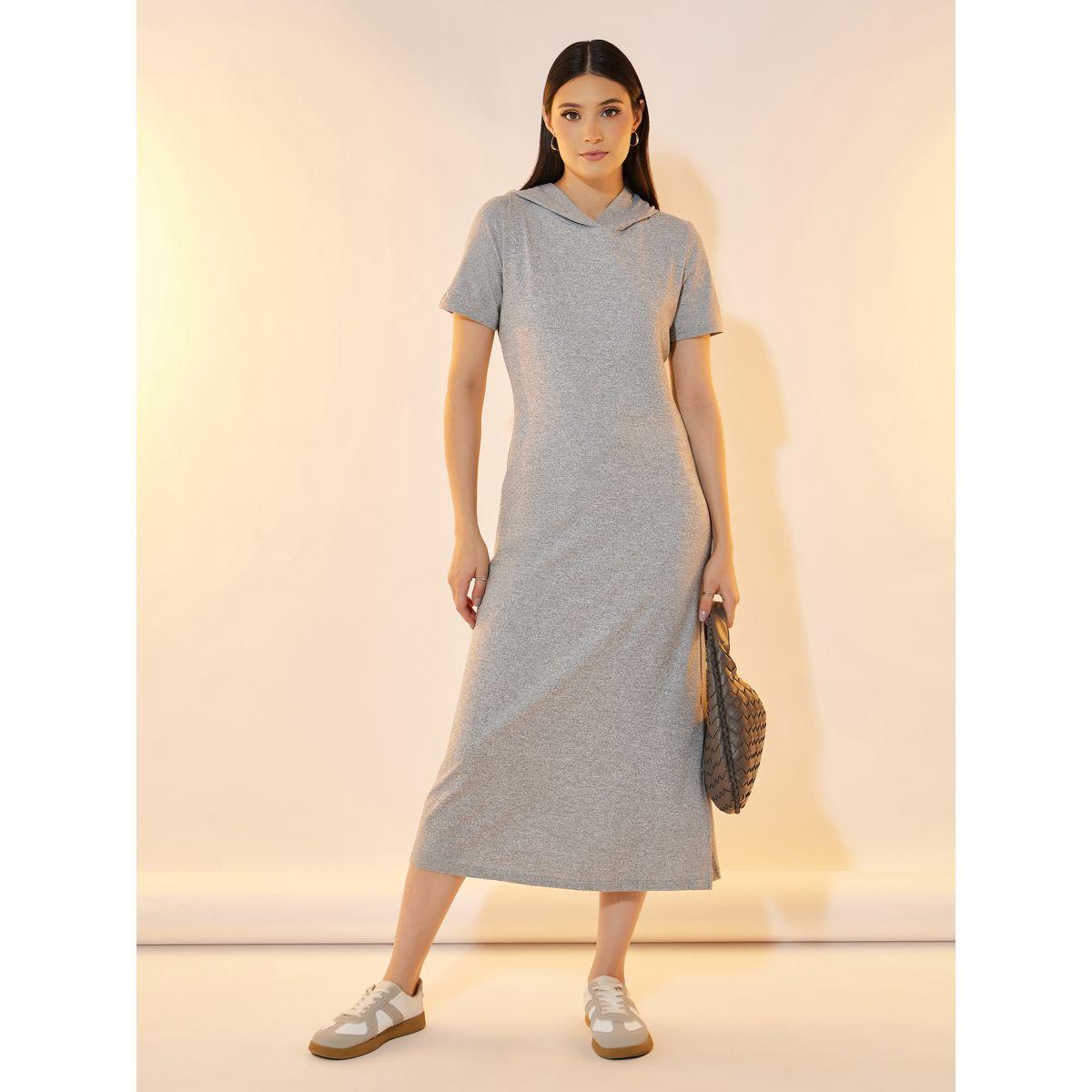 Take Two Hooded T-Shirt Midi Dress with Side Slit-women-clothing-dresses-image-4