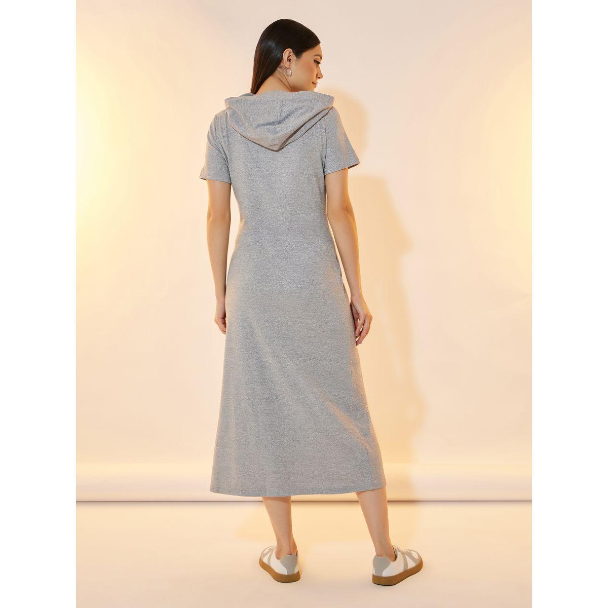Take Two Hooded T-Shirt Midi Dress with Side Slit-women-clothing-dresses-image-6