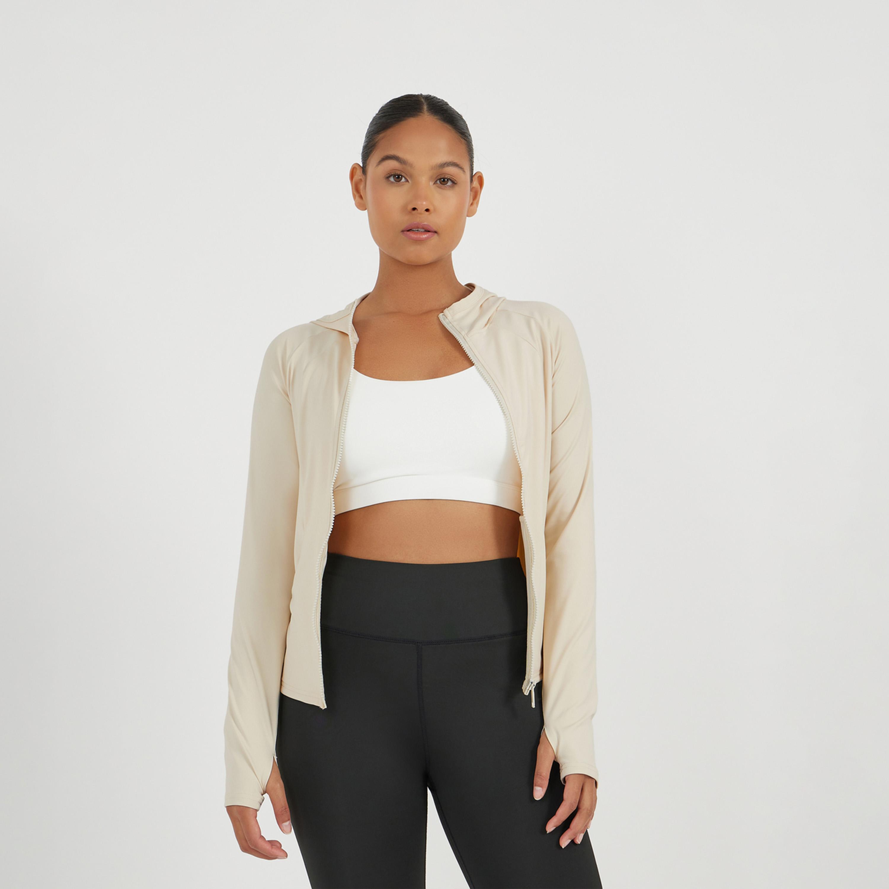 Styli Contour Seam Detail Hooded Zip Up Jacket-women-clothing-sportswearandactivewear-coatsandjackets-jackets-image-3