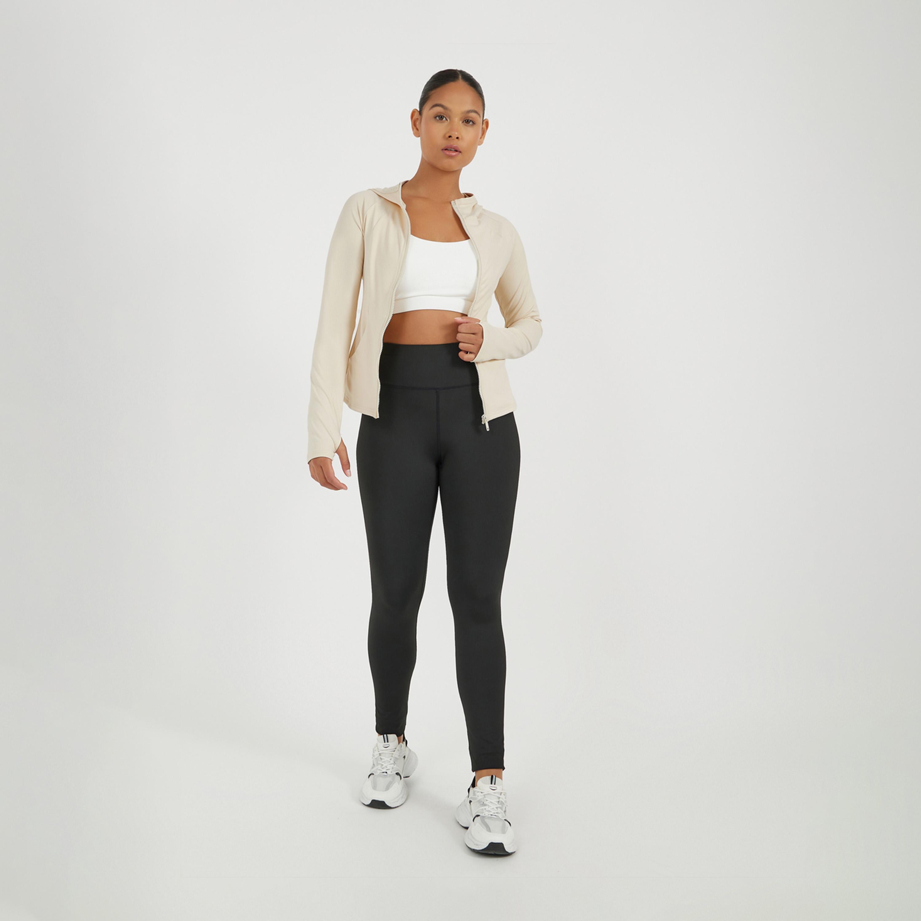 Styli Contour Seam Detail Hooded Zip Up Jacket-women-clothing-sportswearandactivewear-coatsandjackets-jackets-image-4