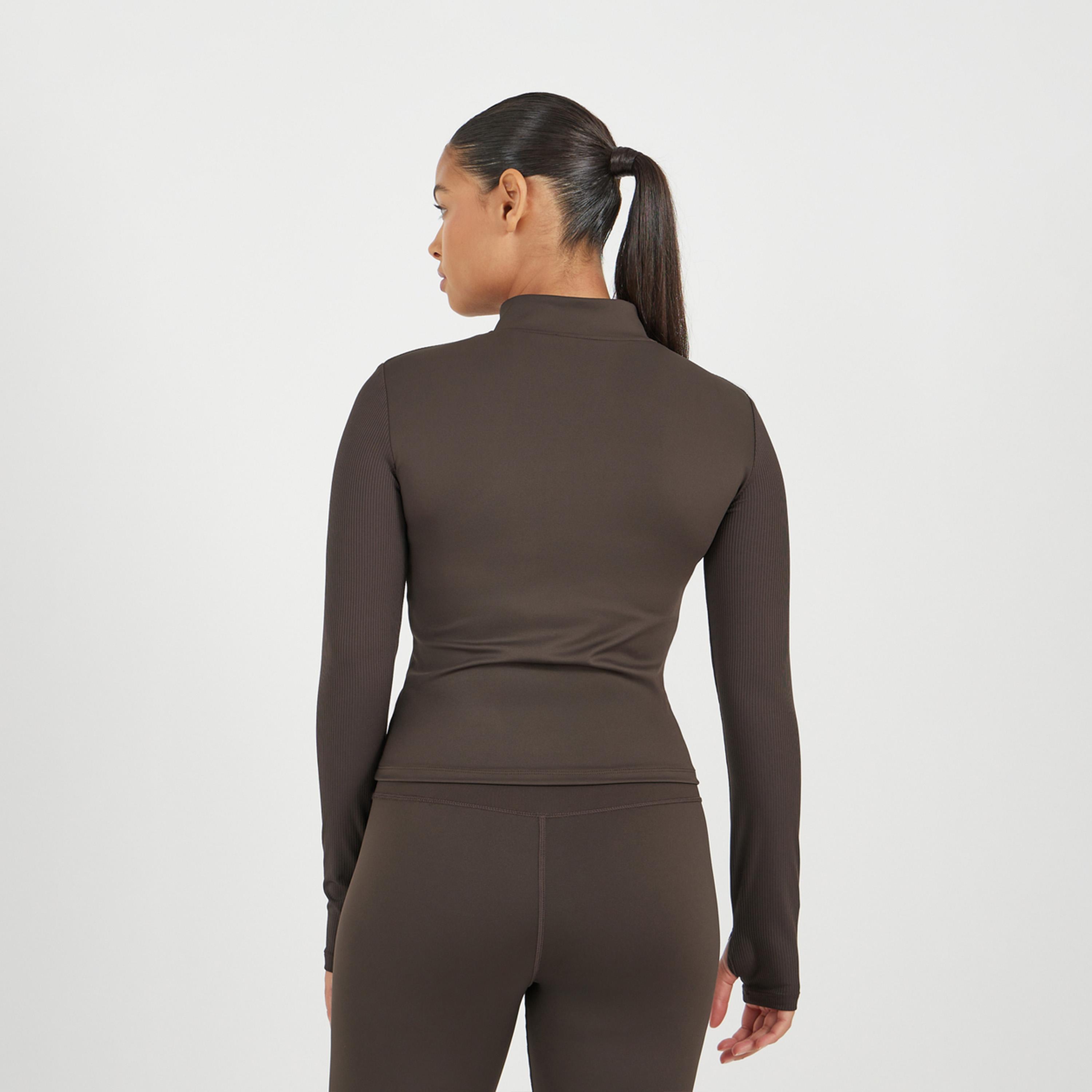 Styli Textured Panel Detail Zip Up Jacket-sports-women-clothing-tshirtsandvests-image-6