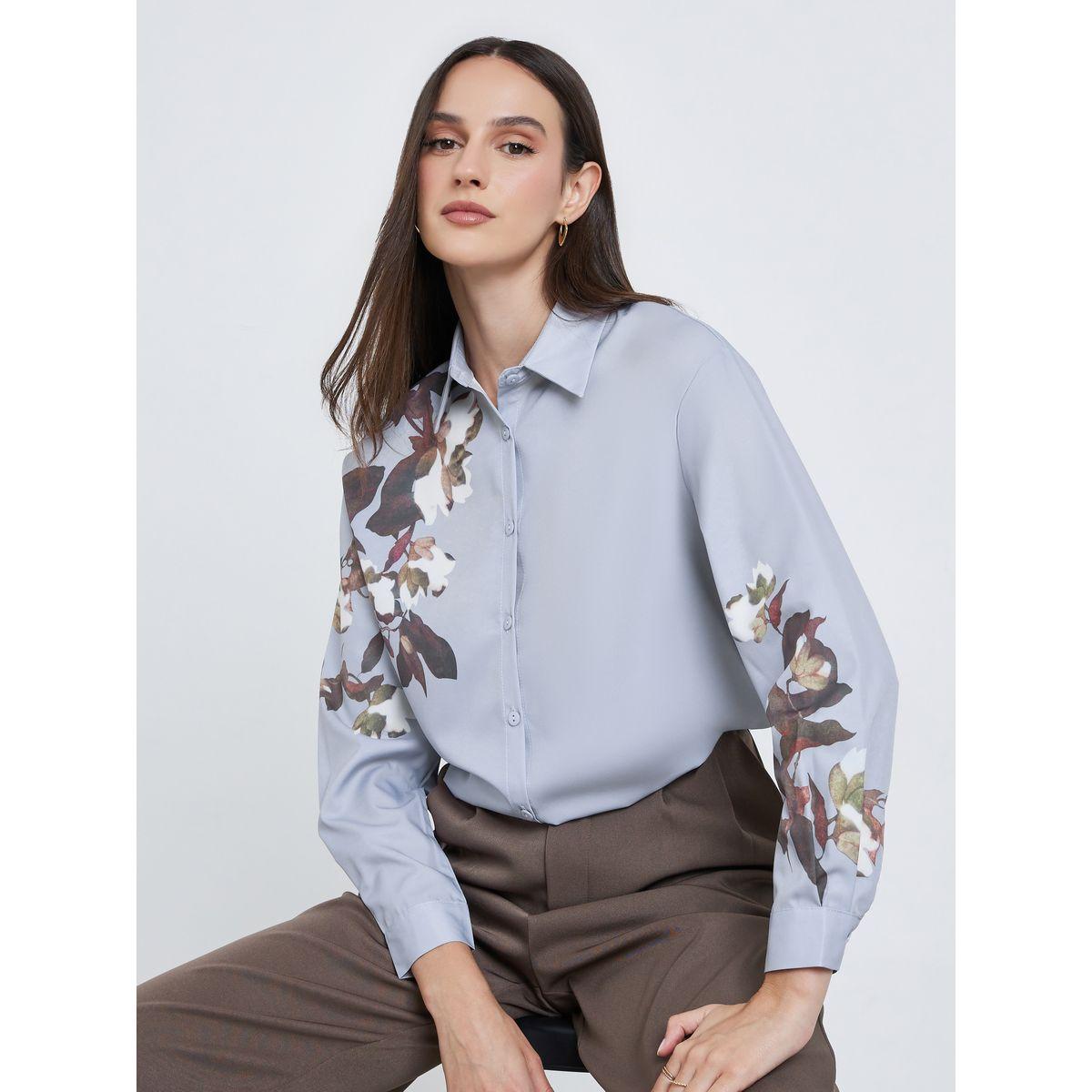 بلوزة بطبعة زهور وقصة عادية-women-clothing-shirtsandblouses-shirts-image-1