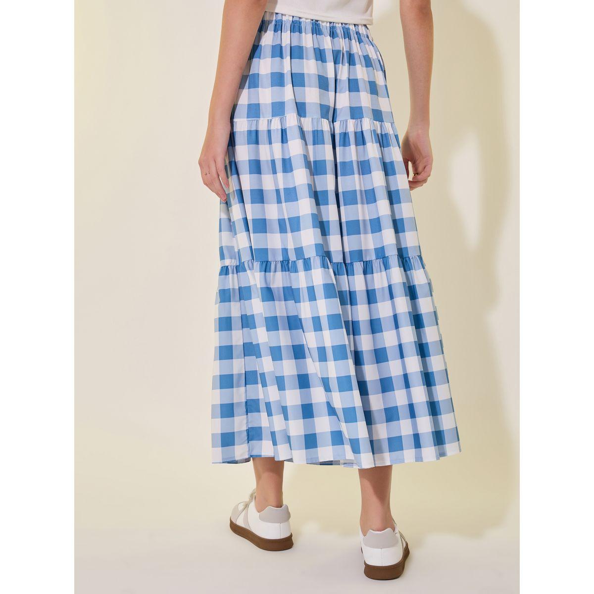 Take Two Checked Tiered Maxi Skirt-women-clothing-bottoms-skirts-image-4