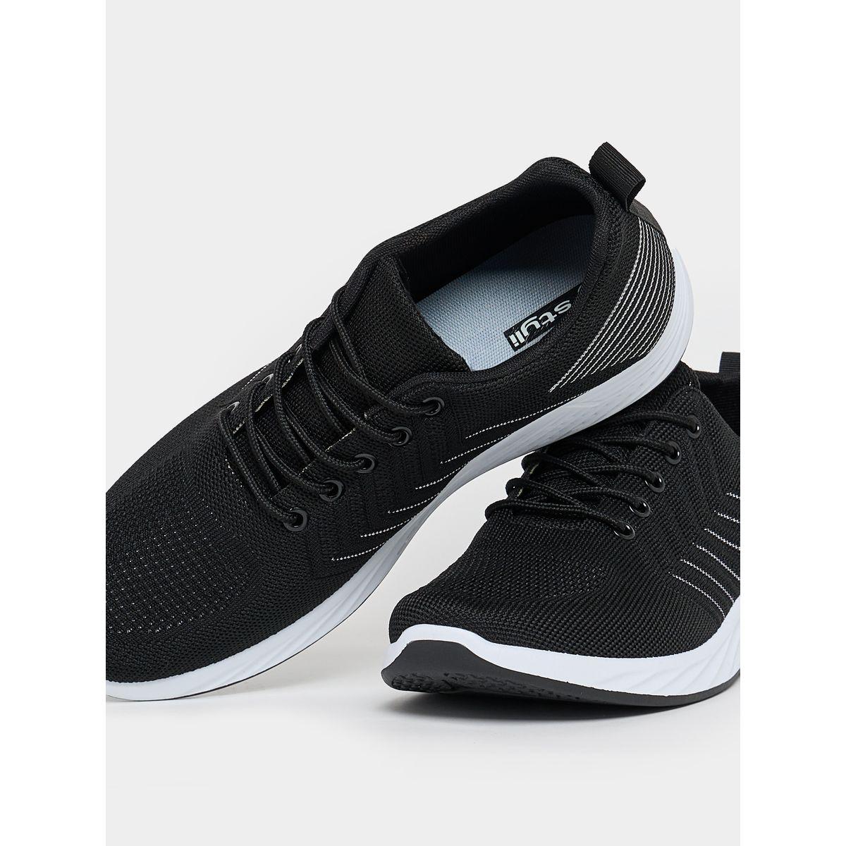 Styli Knitted Breathable Lace Up Sneakers-men-shoes-sneakers-image-3