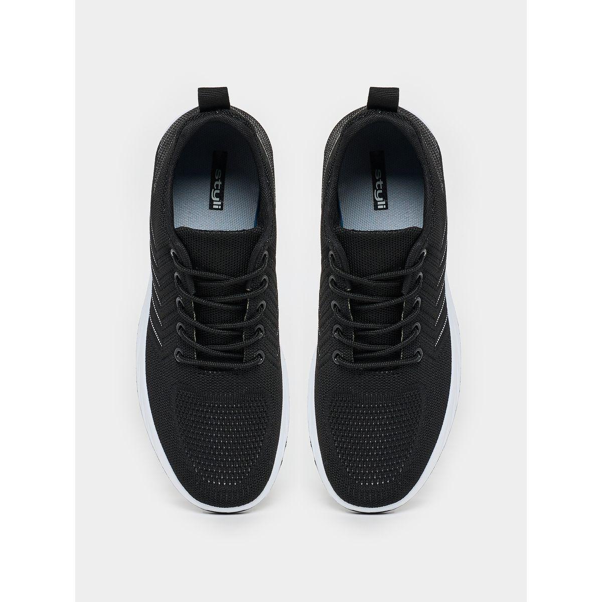 حذاء سنيكرز محبوك برباط غلق-men-shoes-sneakers-image-5