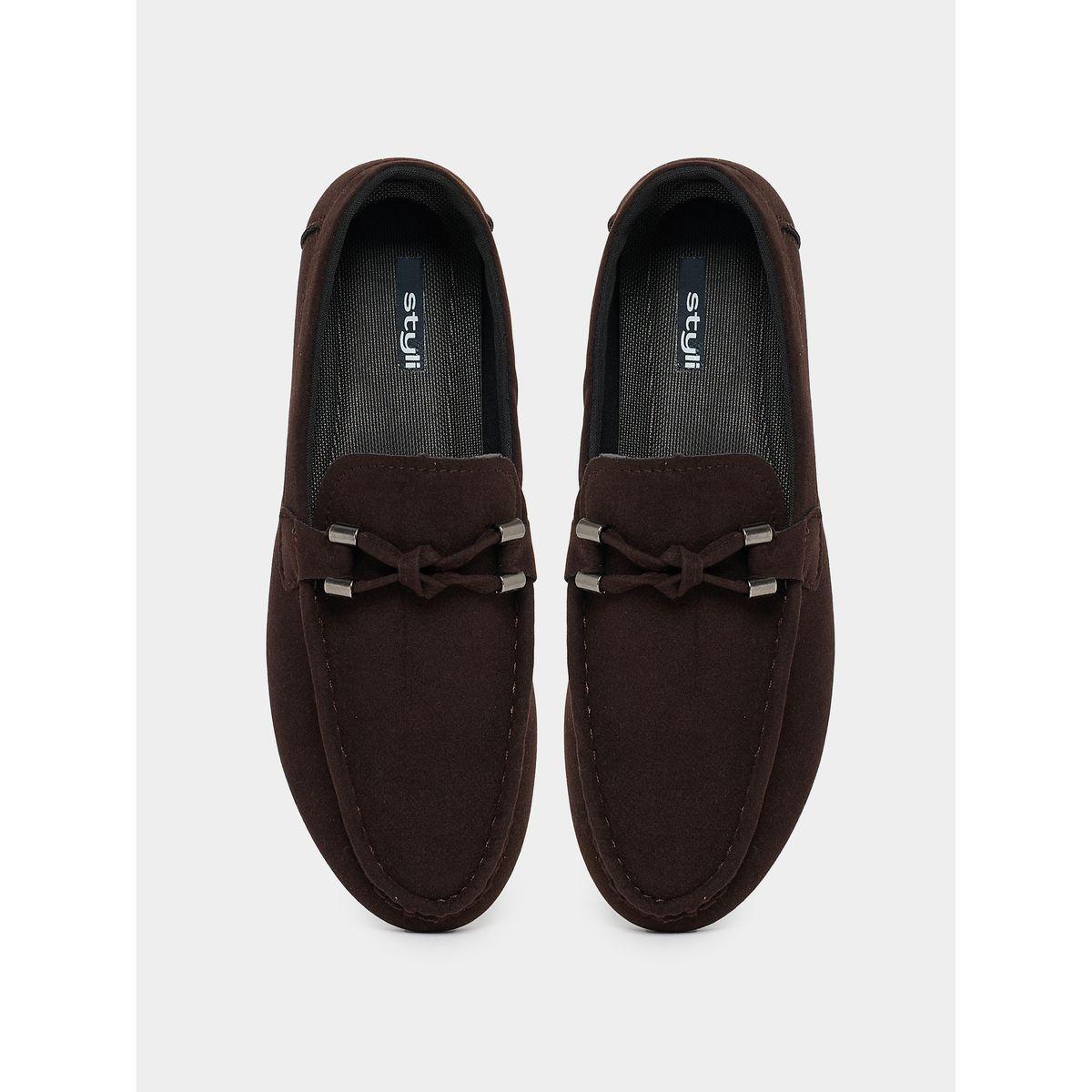 حذاء لوفرز سهل الارتداء مزين بفيونكة-men-shoes-loafersandmoccasins-image-5