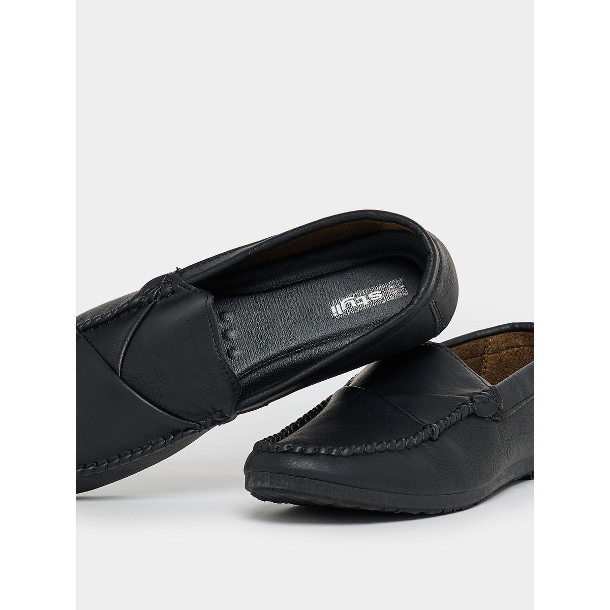 Styli Fold Pleat Detail Slip On Loafers-men-shoes-loafersandmoccasins-image-3