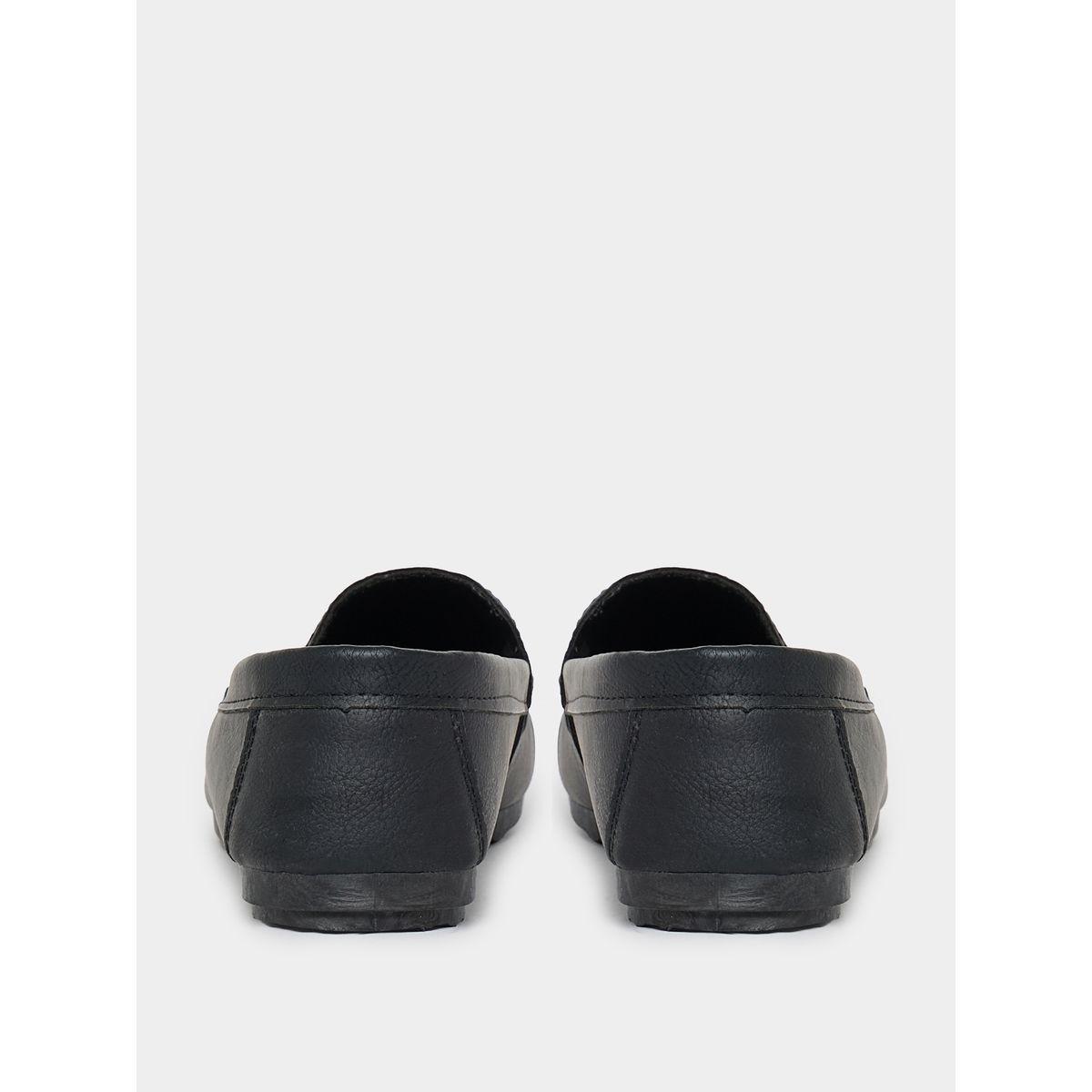 Styli Fold Pleat Detail Slip On Loafers-men-shoes-loafersandmoccasins-image-4