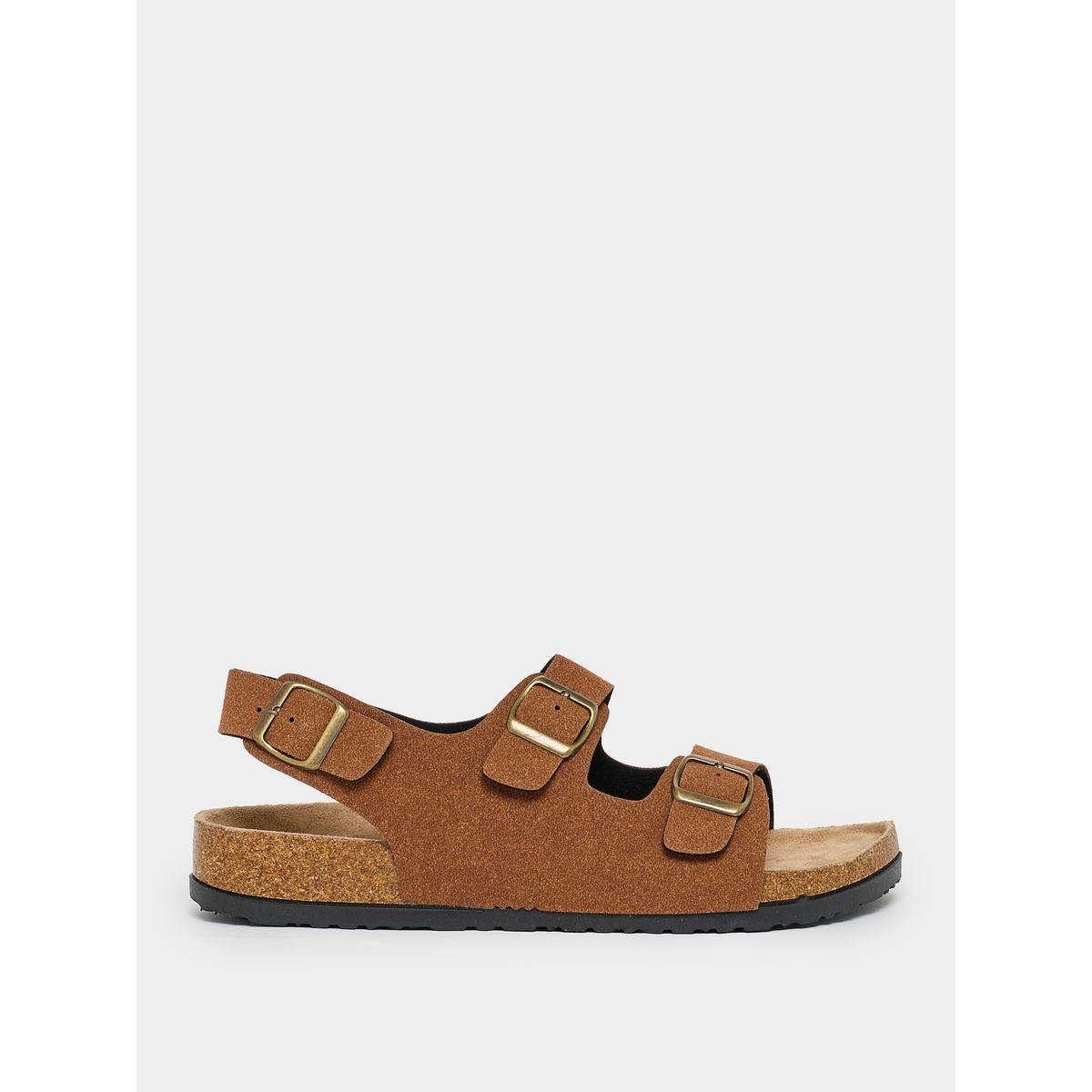 Styli Platform Sole Slingback Strap Sandals-men-shoes-sandals-image-1
