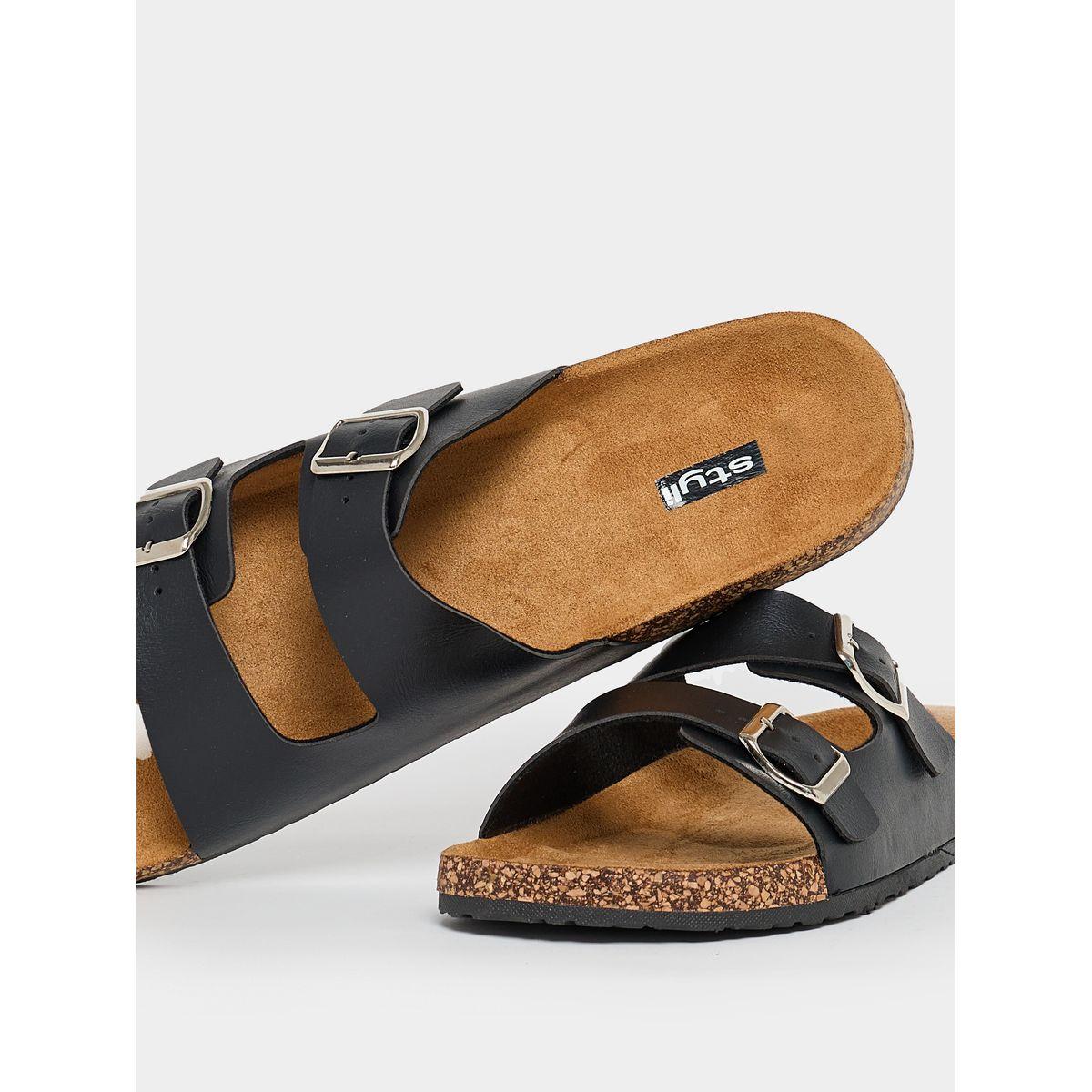 صندل بنعل بلاتفورم وسيور مزدوجة-men-shoes-sandals-image-3