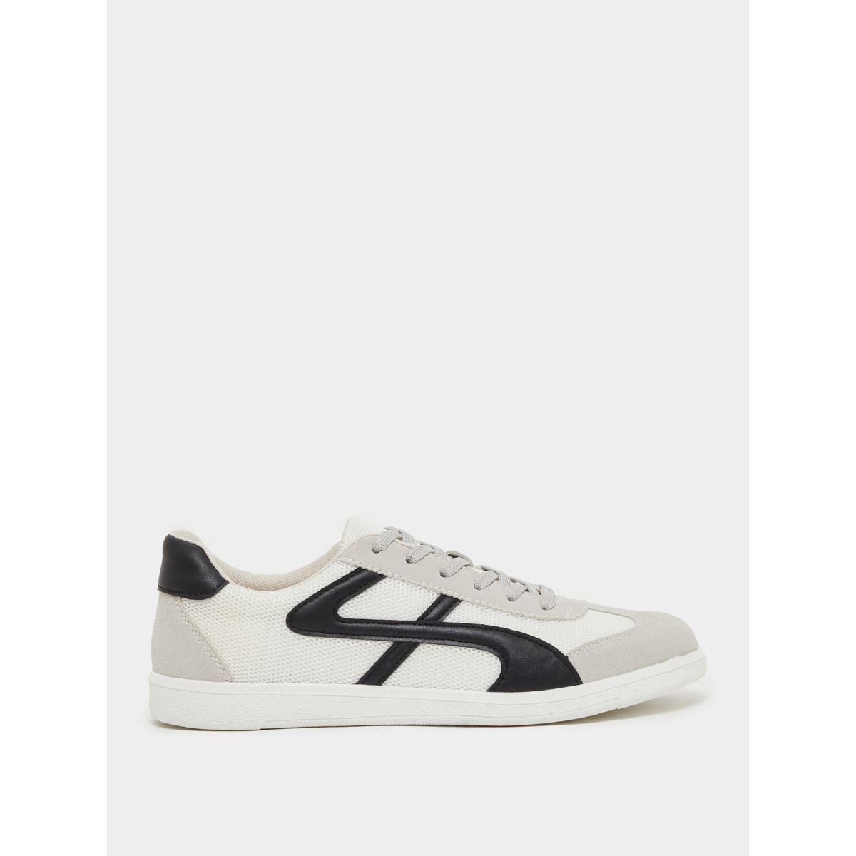 Color Block Lace Up Sneakers-men-shoes-sneakers-image-1