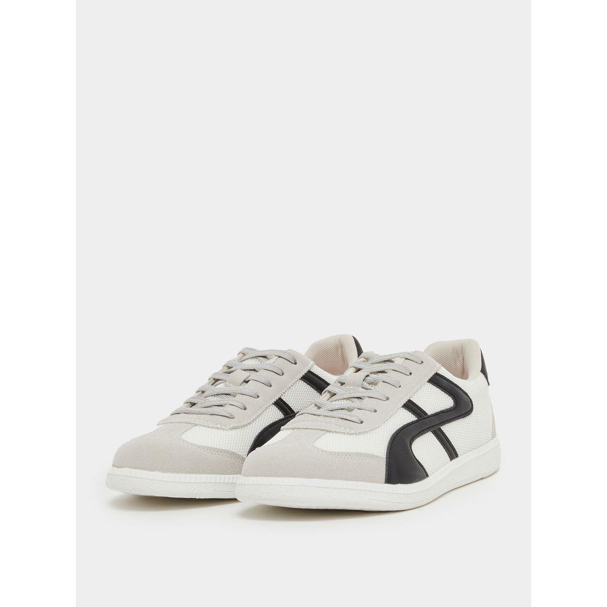 Color Block Lace Up Sneakers-men-shoes-sneakers-image-2