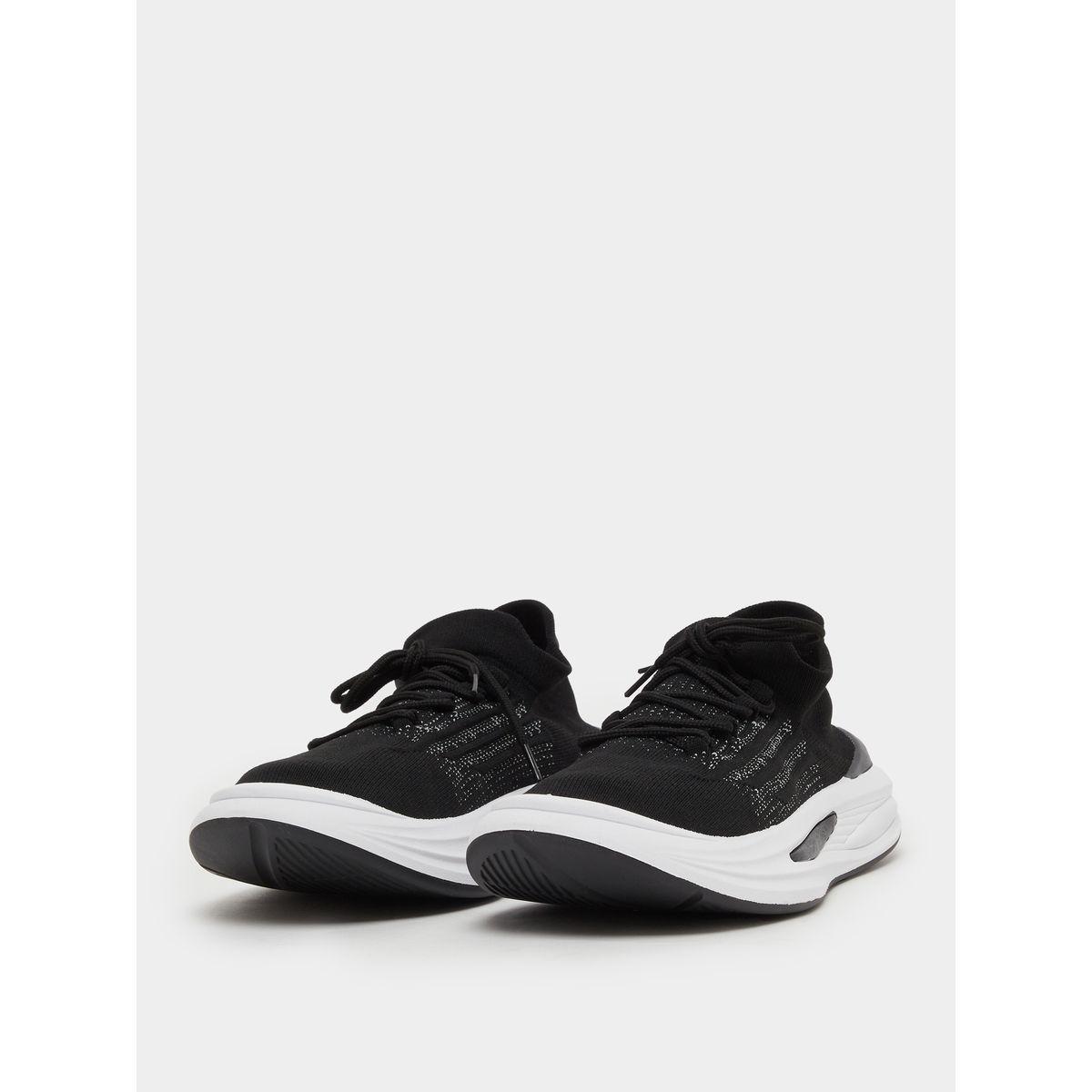 Knitted Chunky Sole Lace Up Sneakers-men-shoes-sneakers-image-2
