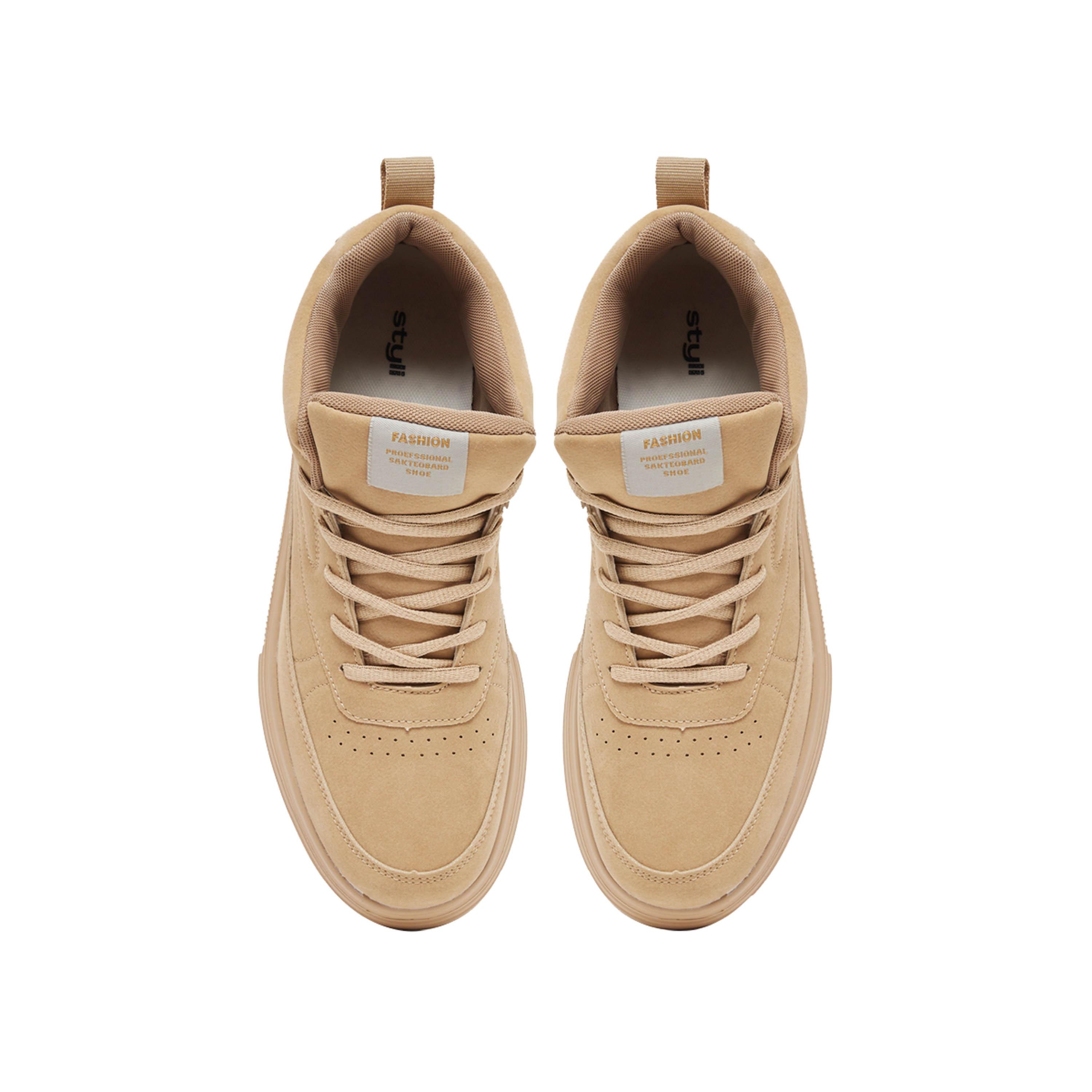 Styli High Top Lace Up Platform Sole Sneakers-men-shoes-sneakers-image-5