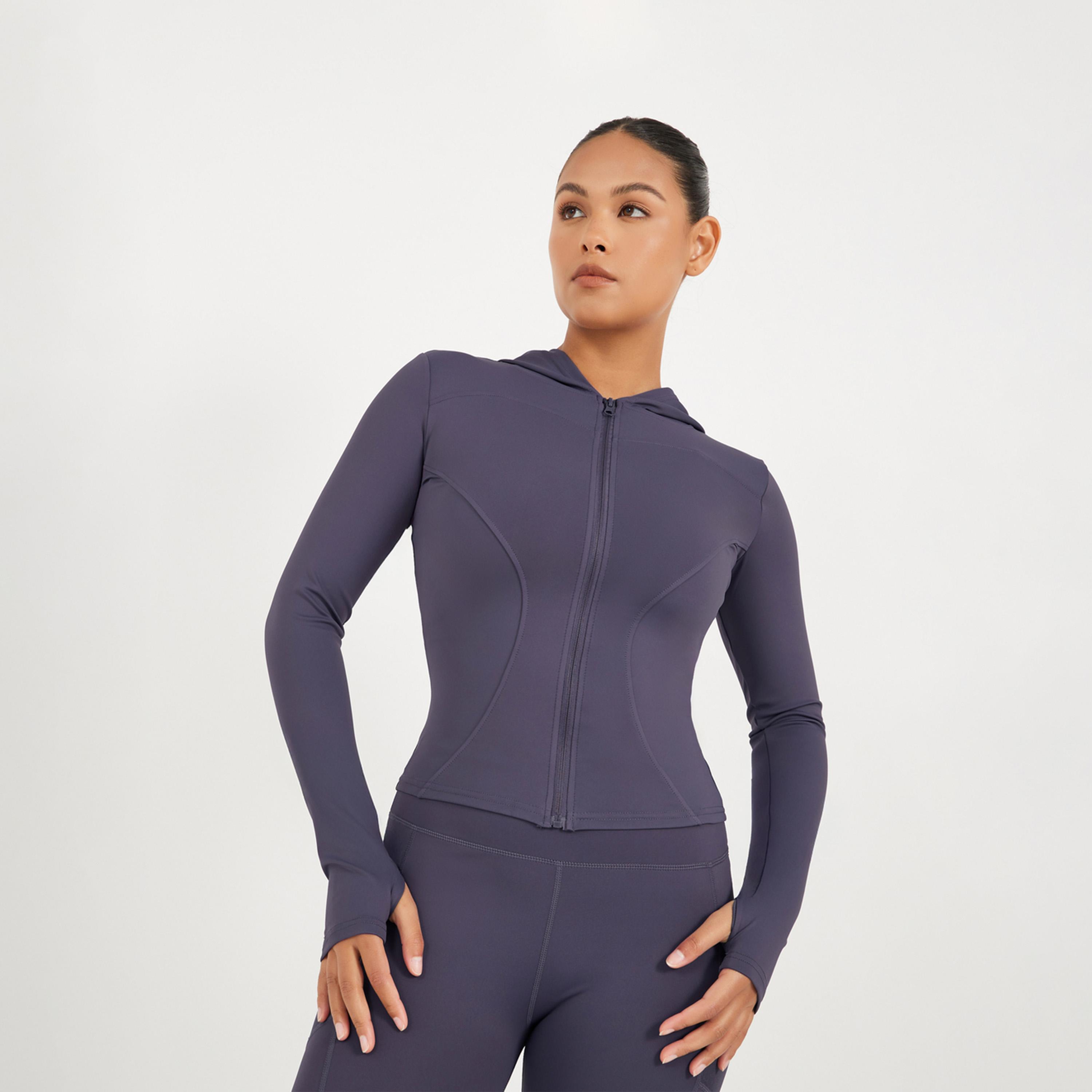 Styli Active Contour Seam Thumbhole Detail Zip Up Jacket-men-clothing-sportswearandactivewear-tshirtsandpolos-image-1