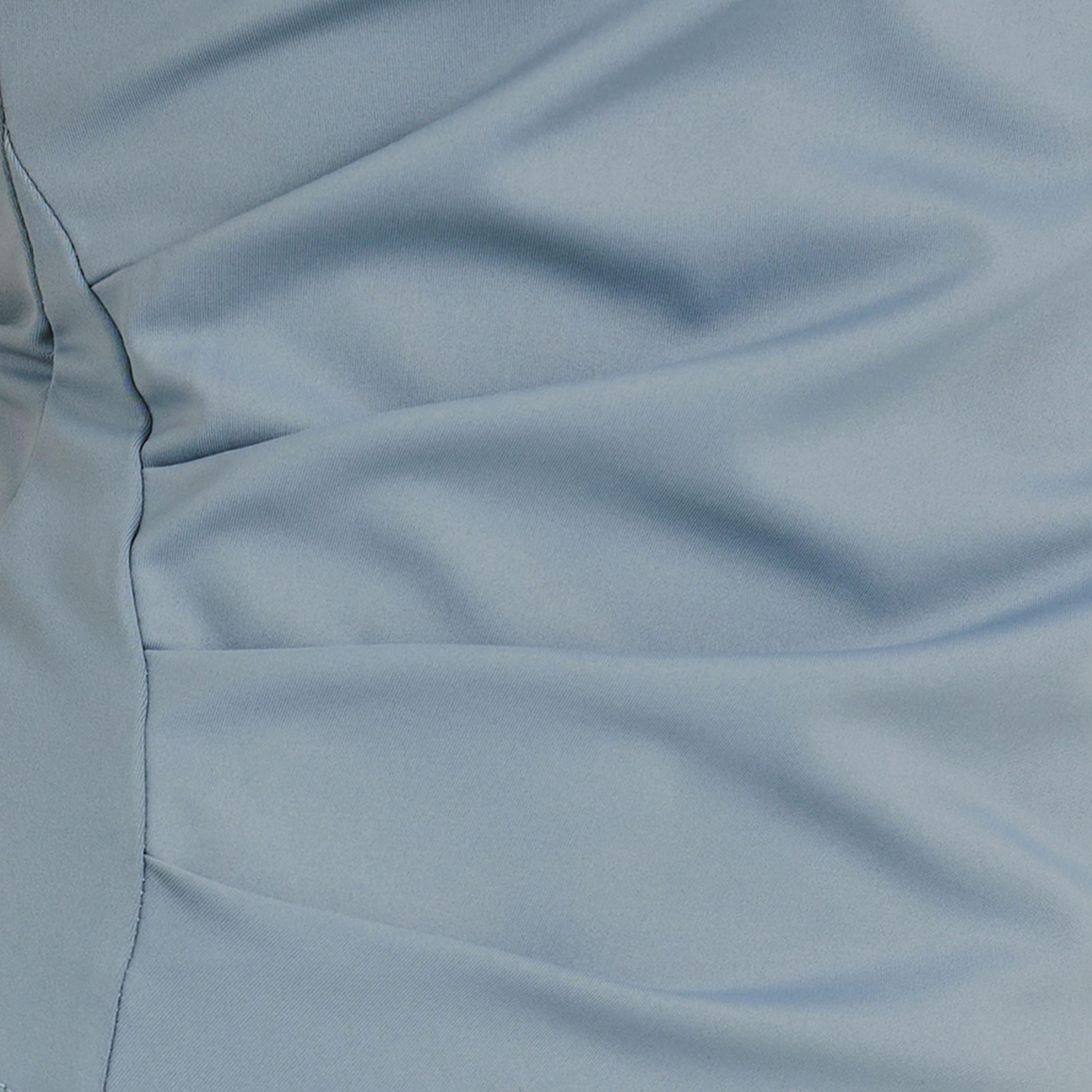 Styli Active Gathered Curved Hem Detail Notch Neck Top-men-clothing-sportswearandactivewear-tshirtsandpolos-image-3