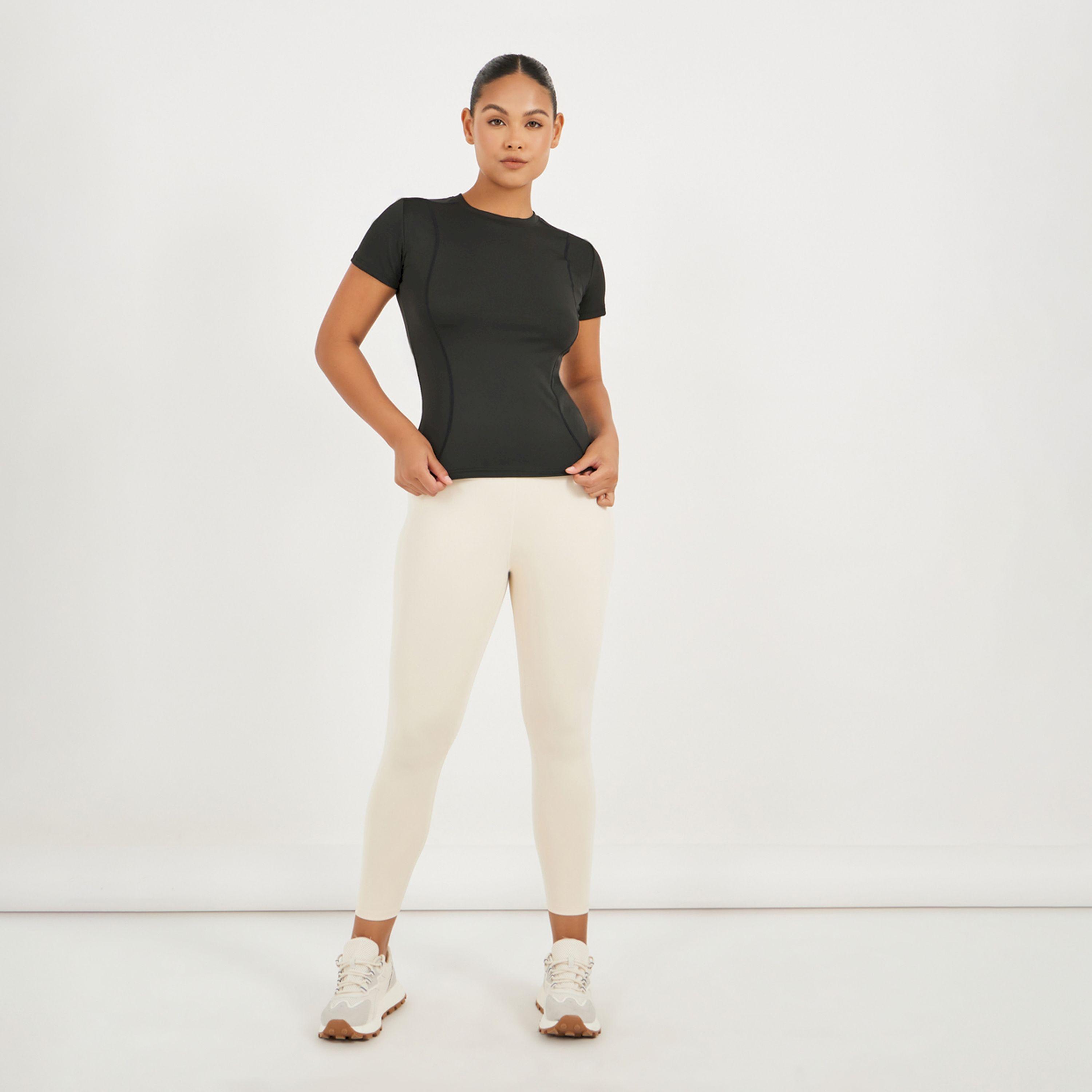 Styli Active Stitch Detail Fitted Short Sleeve Top-men-clothing-sportswearandactivewear-tshirtsandpolos-image-2