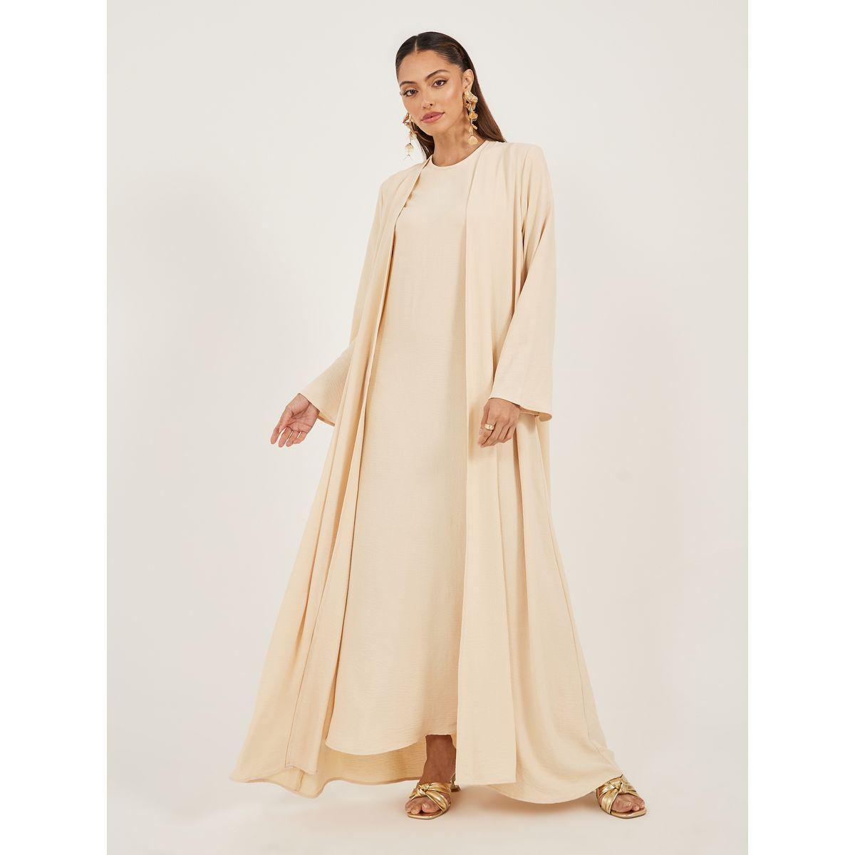 Amirah X Styli 2 Piece Abaya Modest Set-women-arabicclothing-sets-image-2