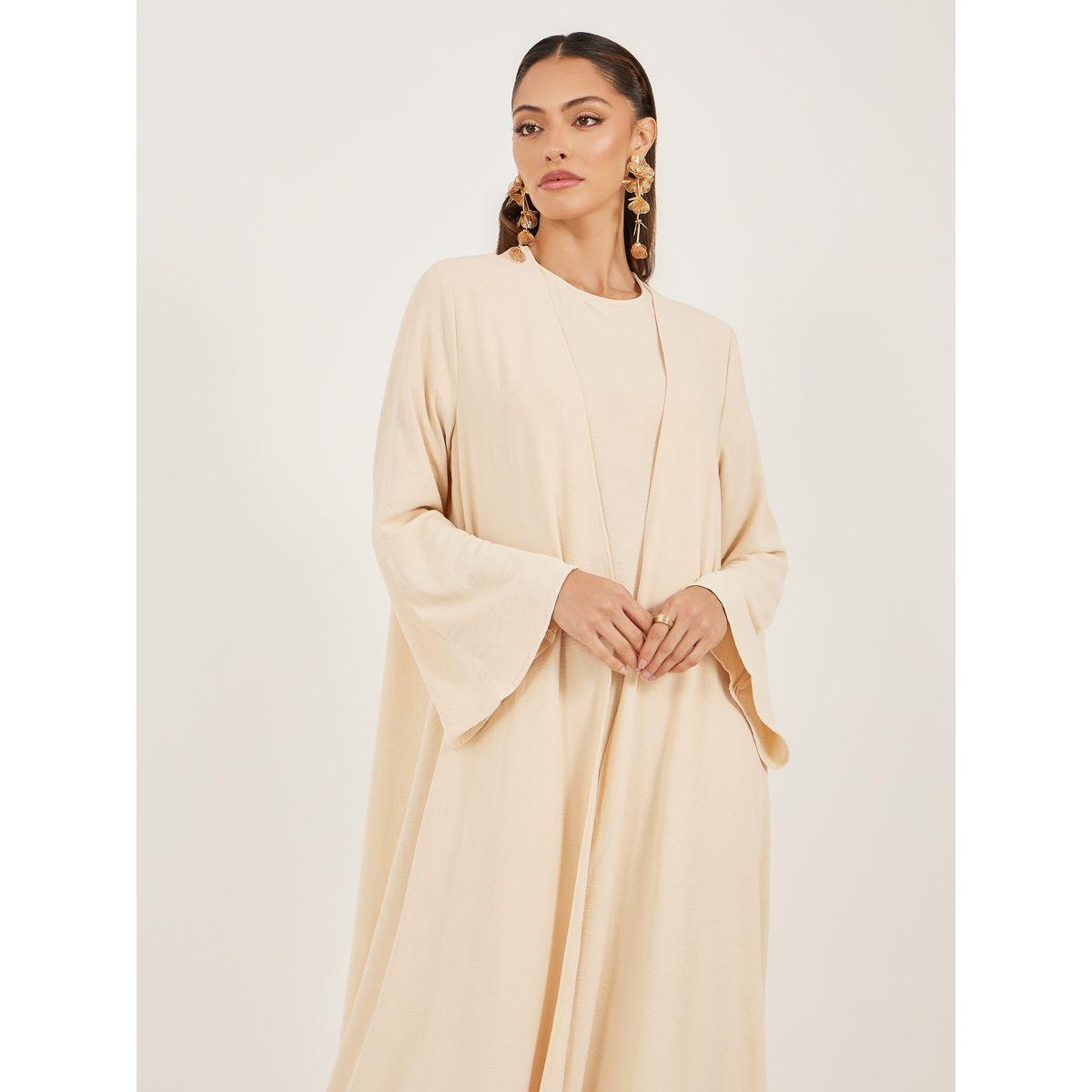 Amirah X Styli 2 Piece Abaya Modest Set-women-arabicclothing-sets-image-3