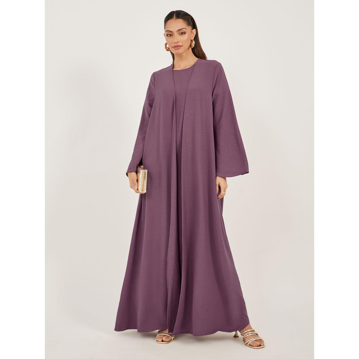 Styli 2 Piece Abaya Modest Set-women-arabicclothing-sets-image-1