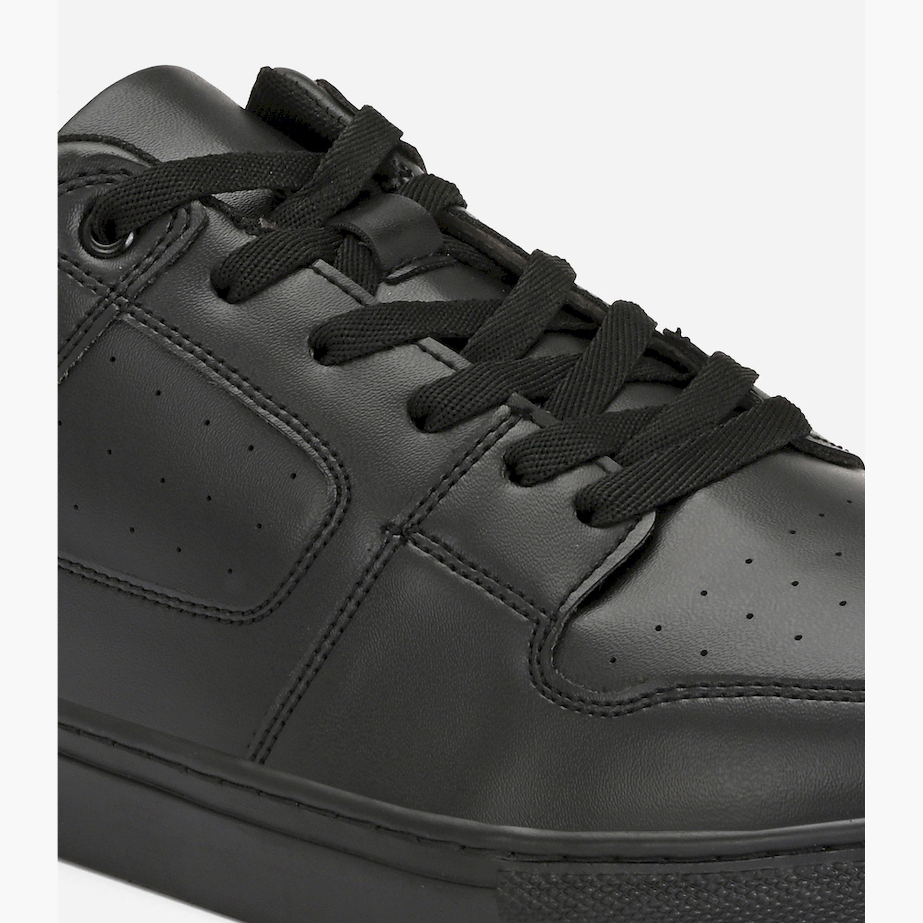 Styli Platform Sole Lace Up Court Sneakers-men-shoes-sneakers-image-6