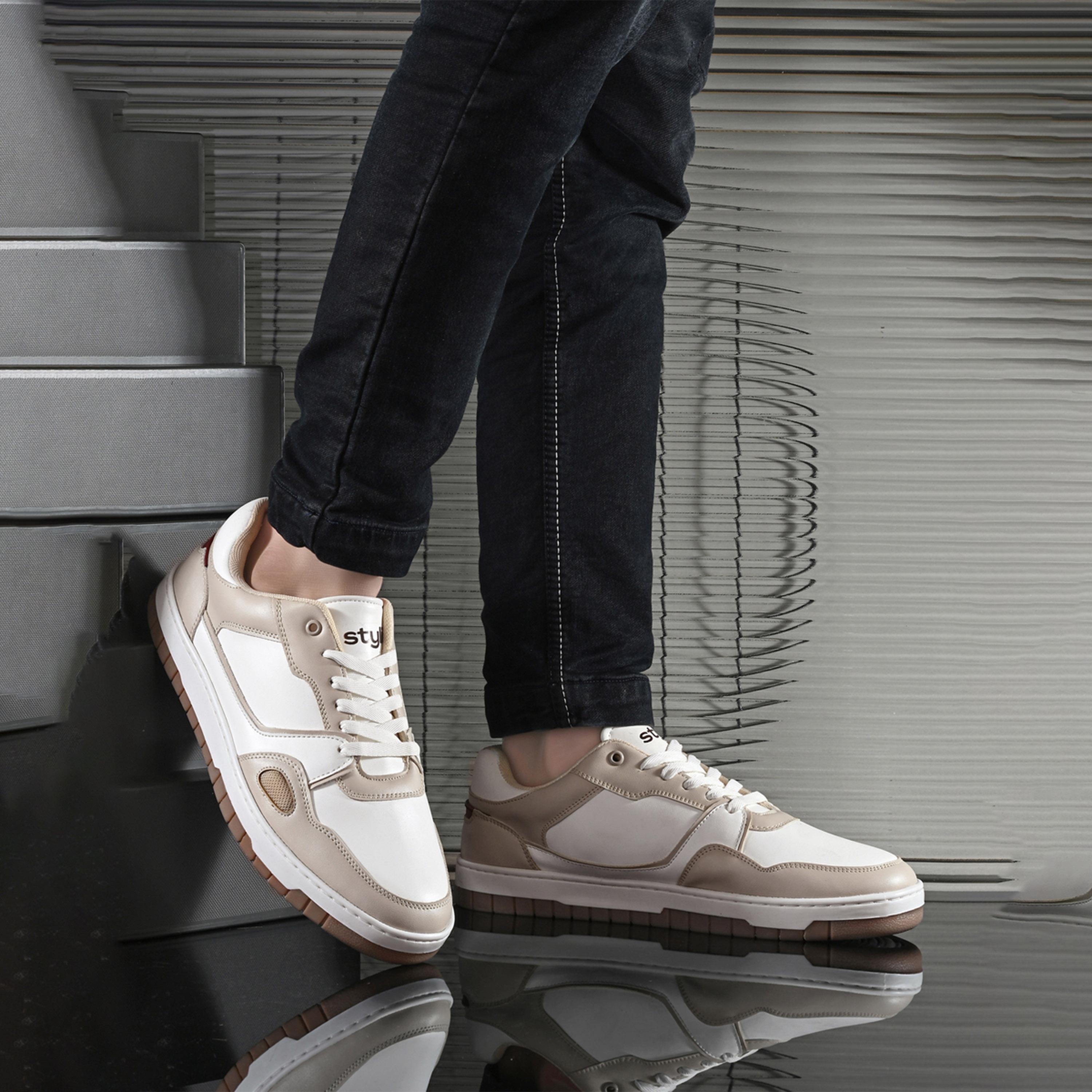 Styli Low Top Lace Up Court Sneakers-men-shoes-sneakers-image-2
