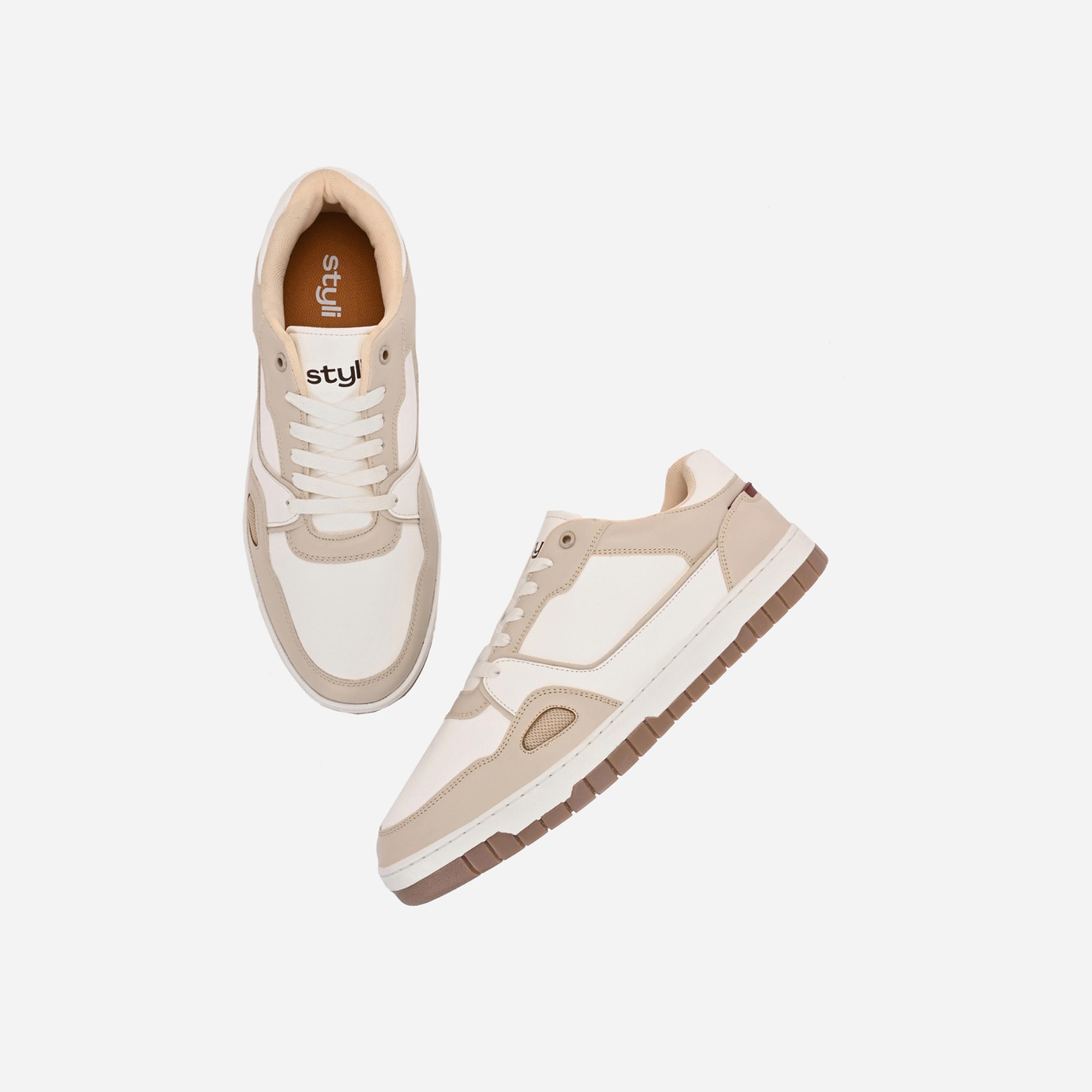Styli Low Top Lace Up Court Sneakers-men-shoes-sneakers-image-5