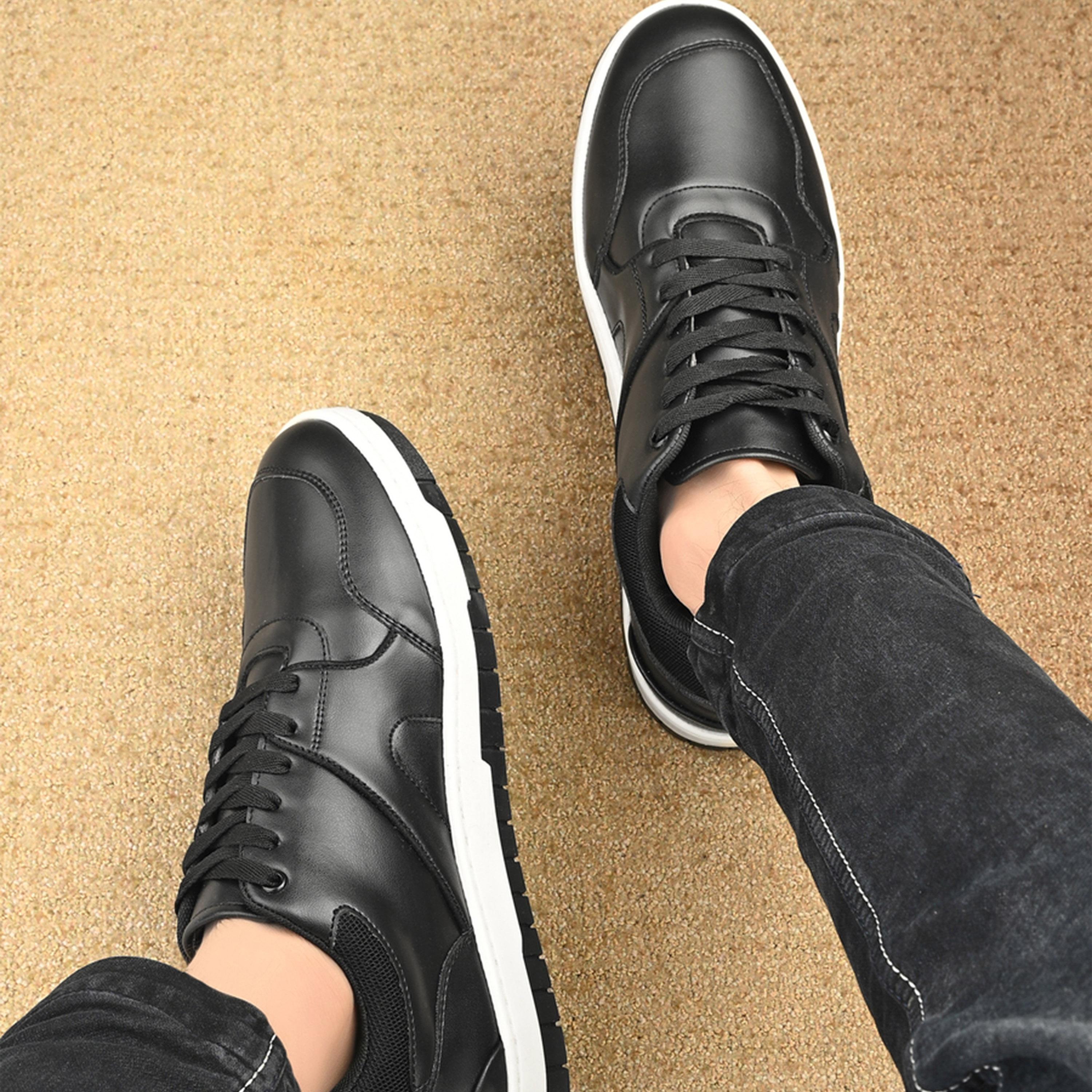 Styli Abstract Sole Lace Up Sneakers-men-shoes-sneakers-image-2
