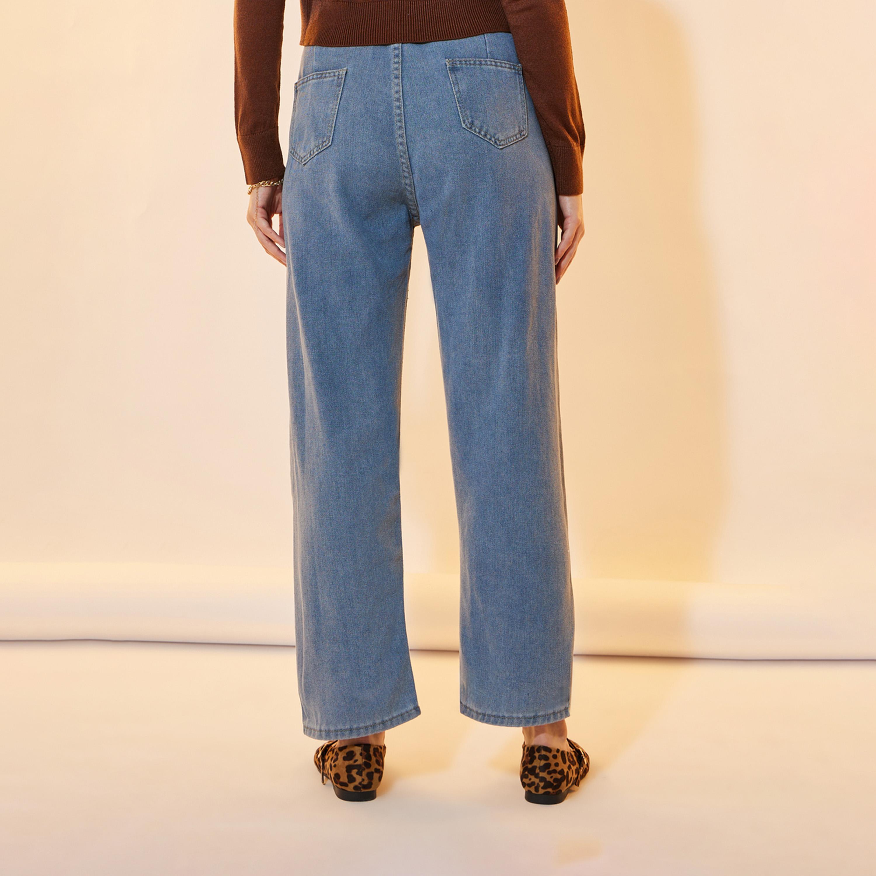 Take Two Solid High Rise Straight Fit Jeans-women-clothing-bottoms-jeans-image-4