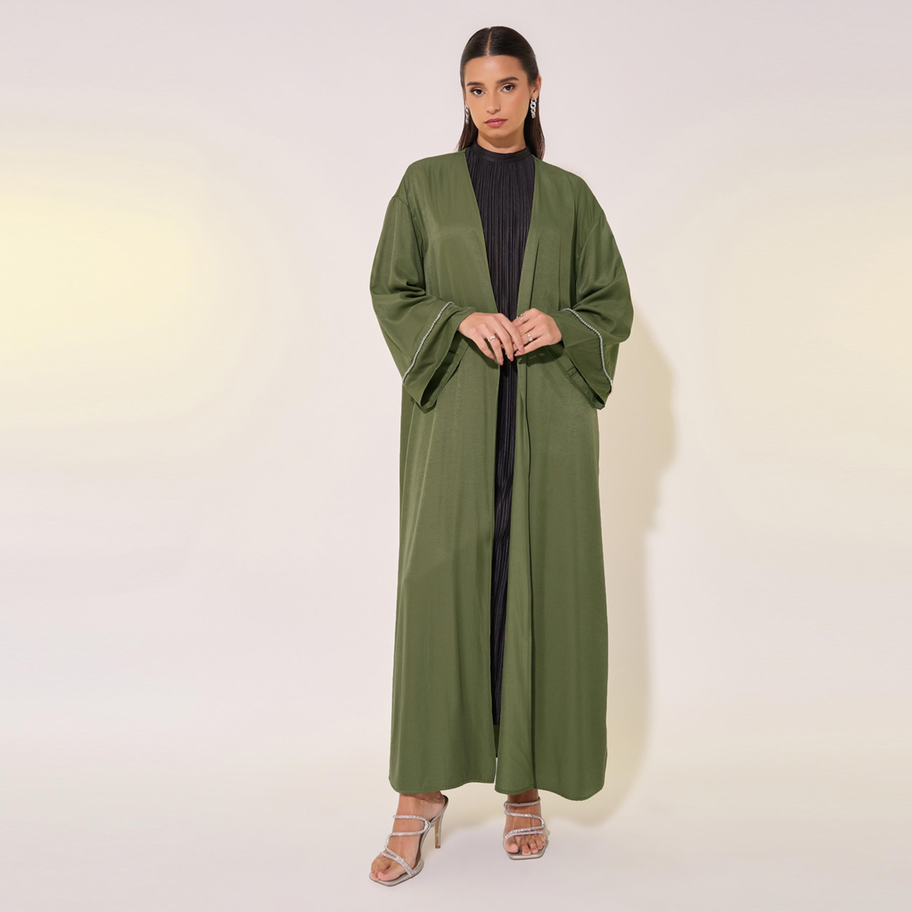 Take Two Embellished Trim Detail Maxi Kimono-women-clothing-shirtsandblouses-shirts-image-2