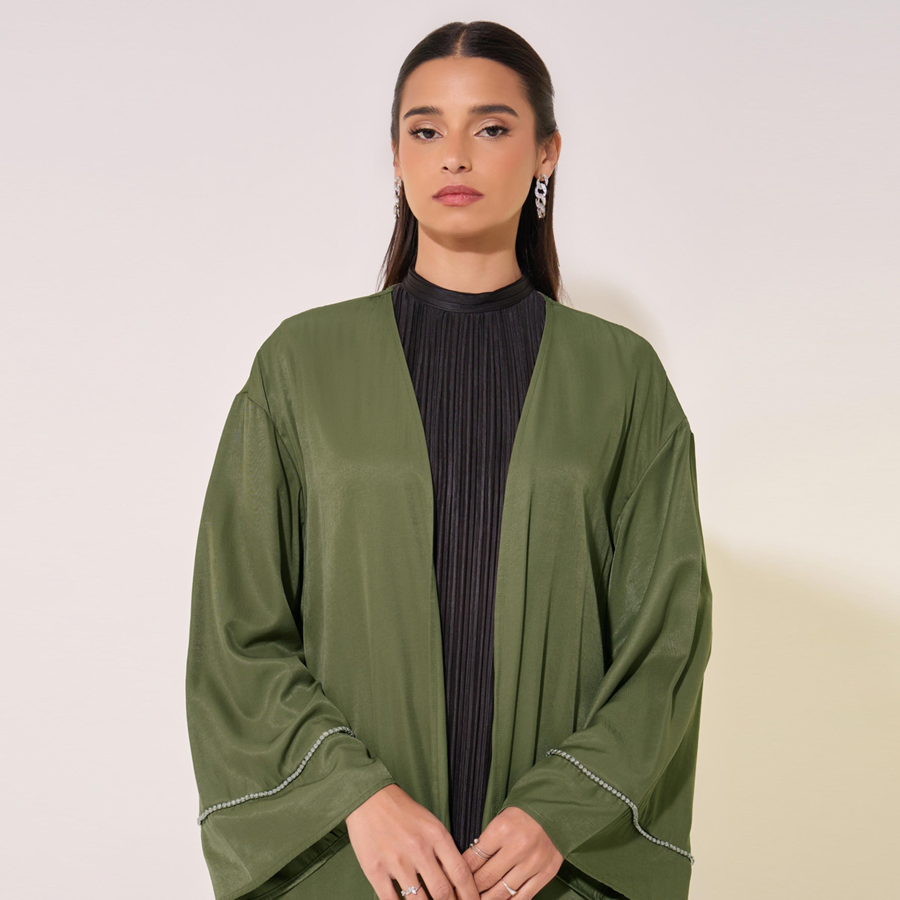 Take Two Embellished Trim Detail Maxi Kimono-women-clothing-shirtsandblouses-shirts-image-4