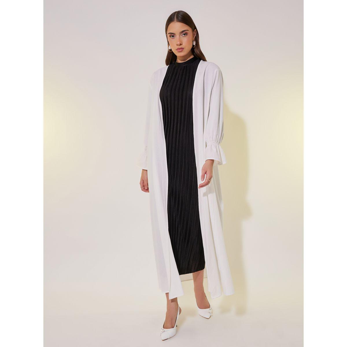 Take Two Solid Flounce Sleeve Cuff Maxi Kimono-women-clothing-shirtsandblouses-shirts-image-2