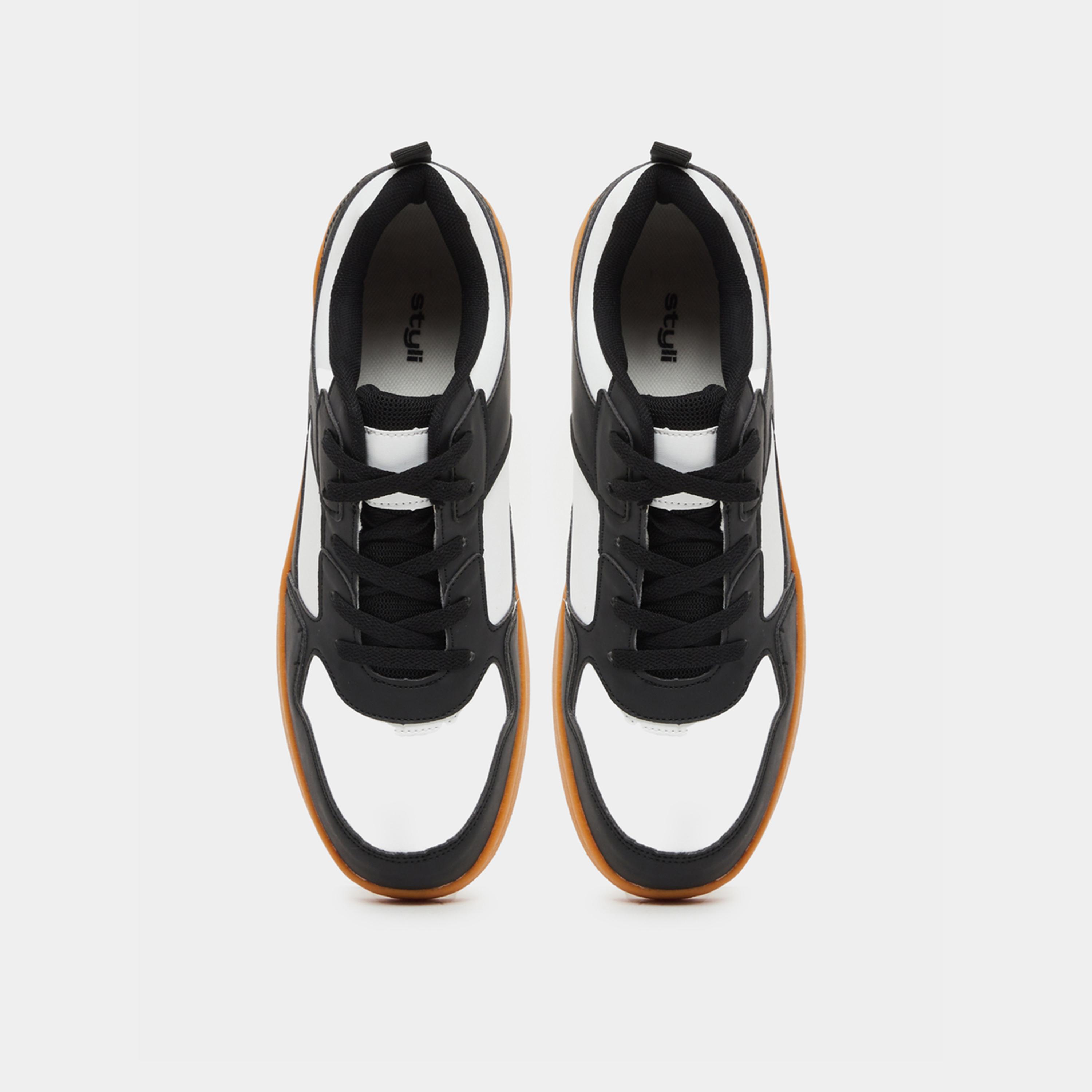 Styli Platform Gum Sole Lace Up Sneakers-men-shoes-sneakers-image-5