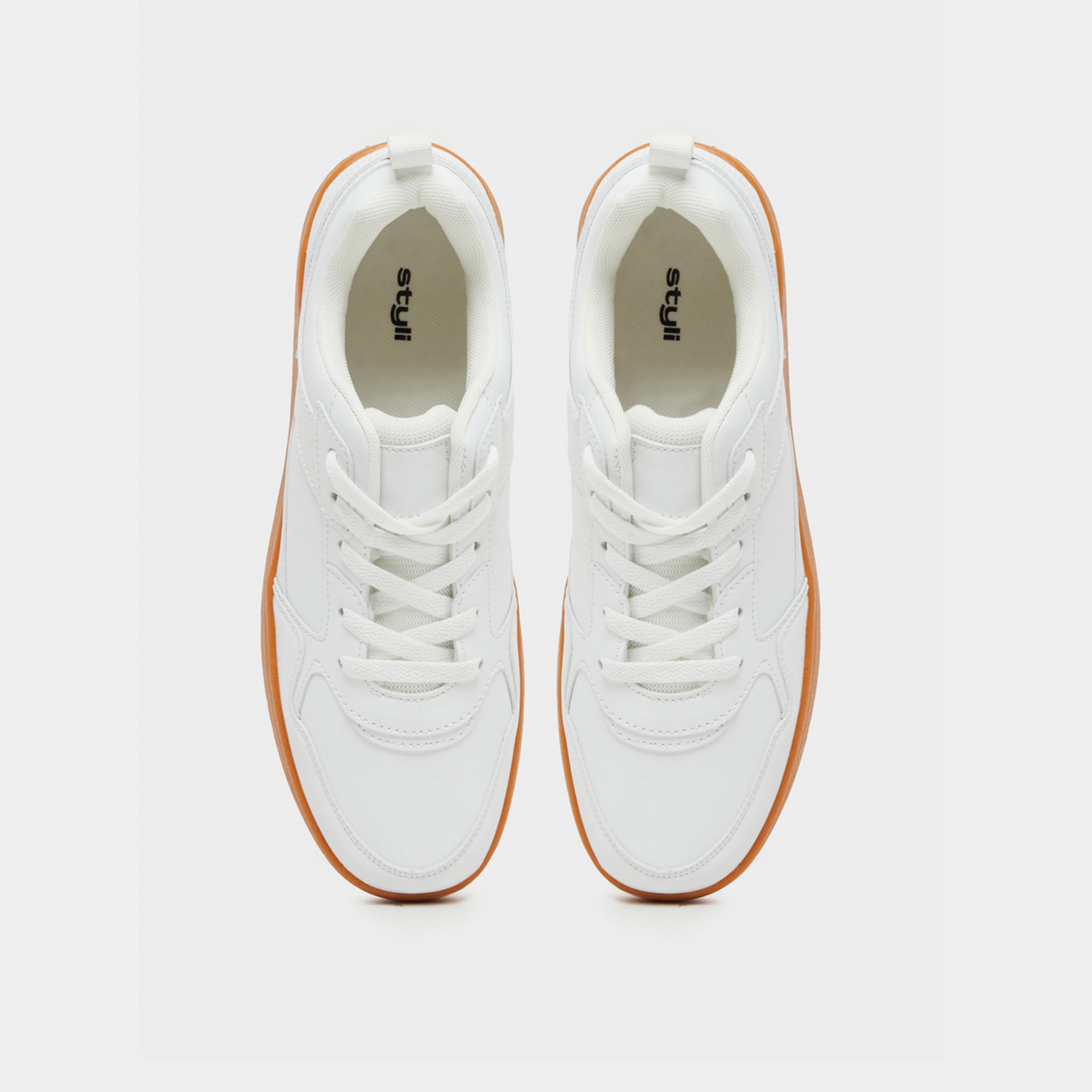 Styli Platform Gum Sole Lace Up Sneakers-men-shoes-sneakers-image-5
