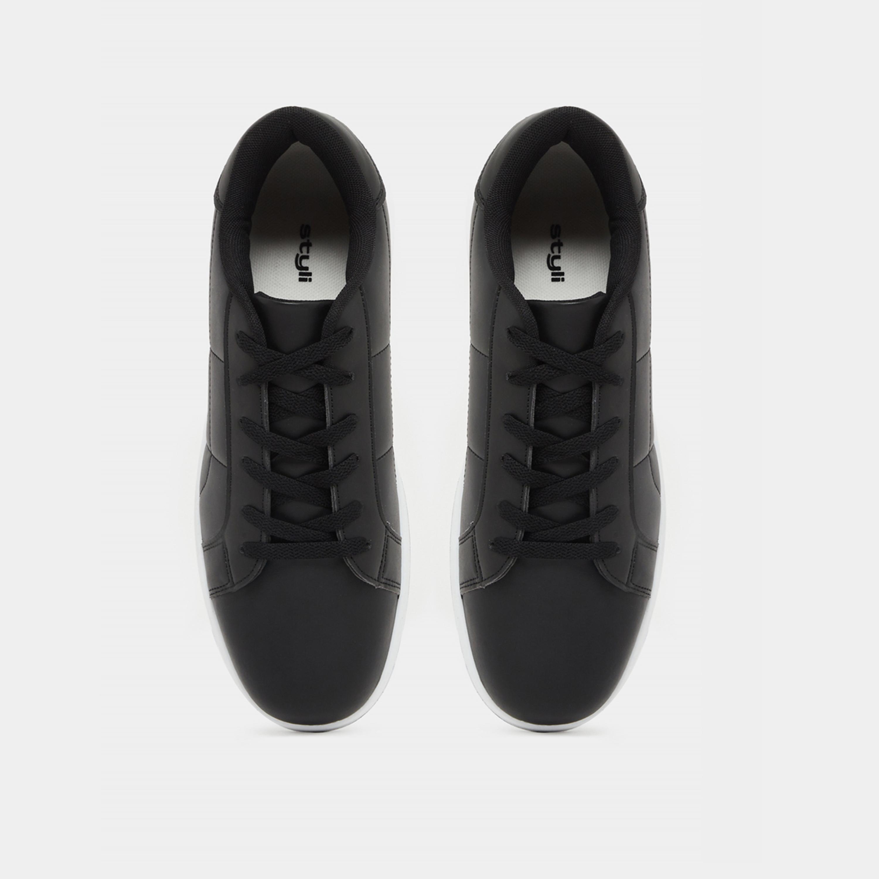 Styli Platform Sole Lightweight Lace Up Sneakers-men-shoes-sneakers-image-5