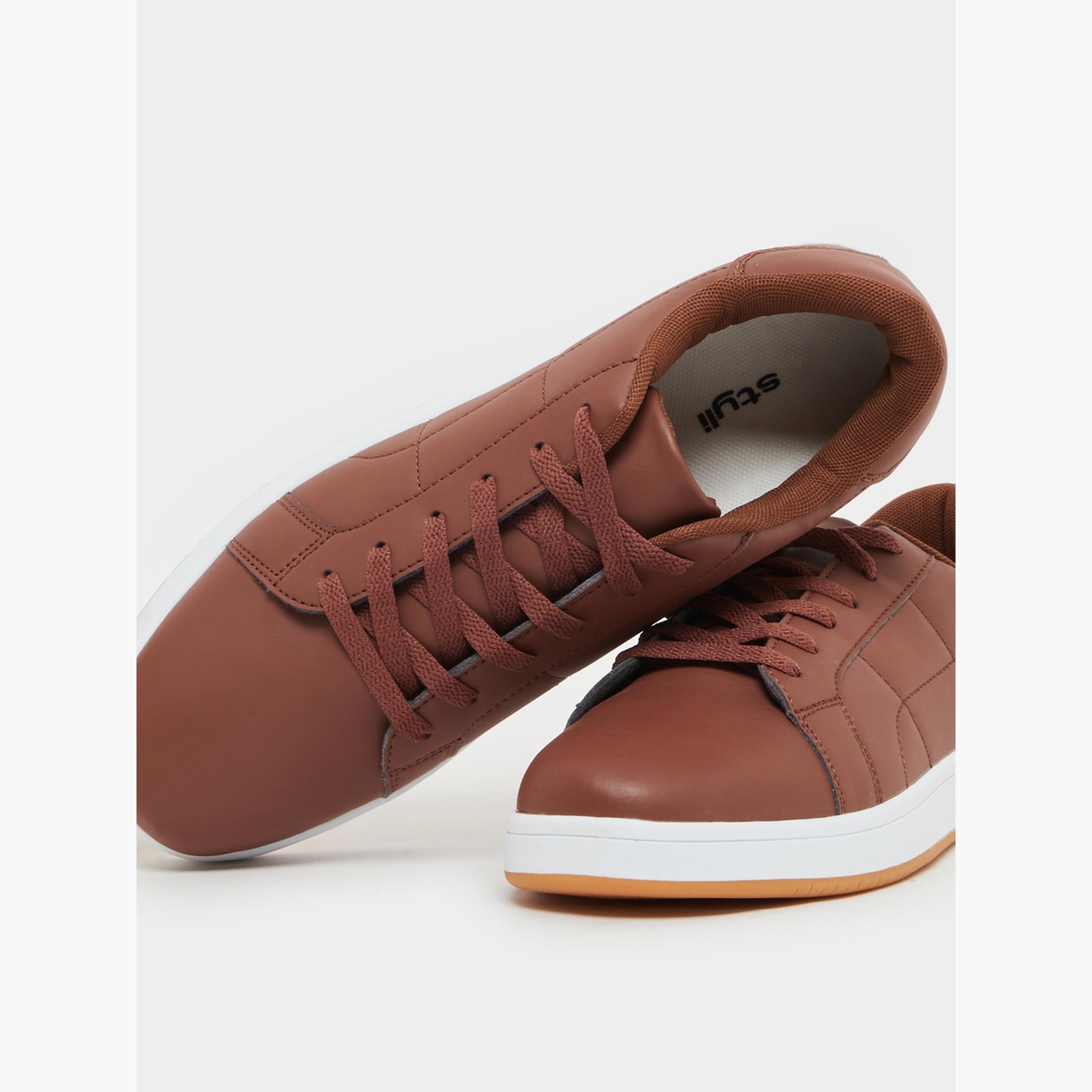 Styli Platform Sole Lightweight Lace Up Sneakers-men-shoes-sneakers-image-3
