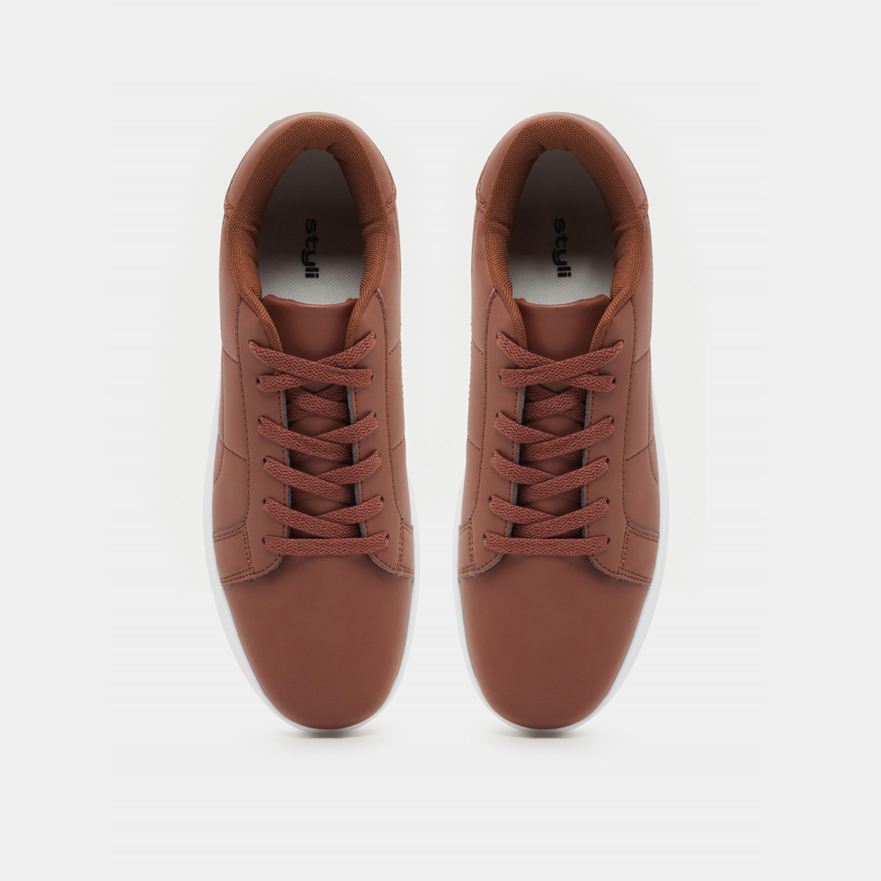 Styli Platform Sole Lightweight Lace Up Sneakers-men-shoes-sneakers-image-5