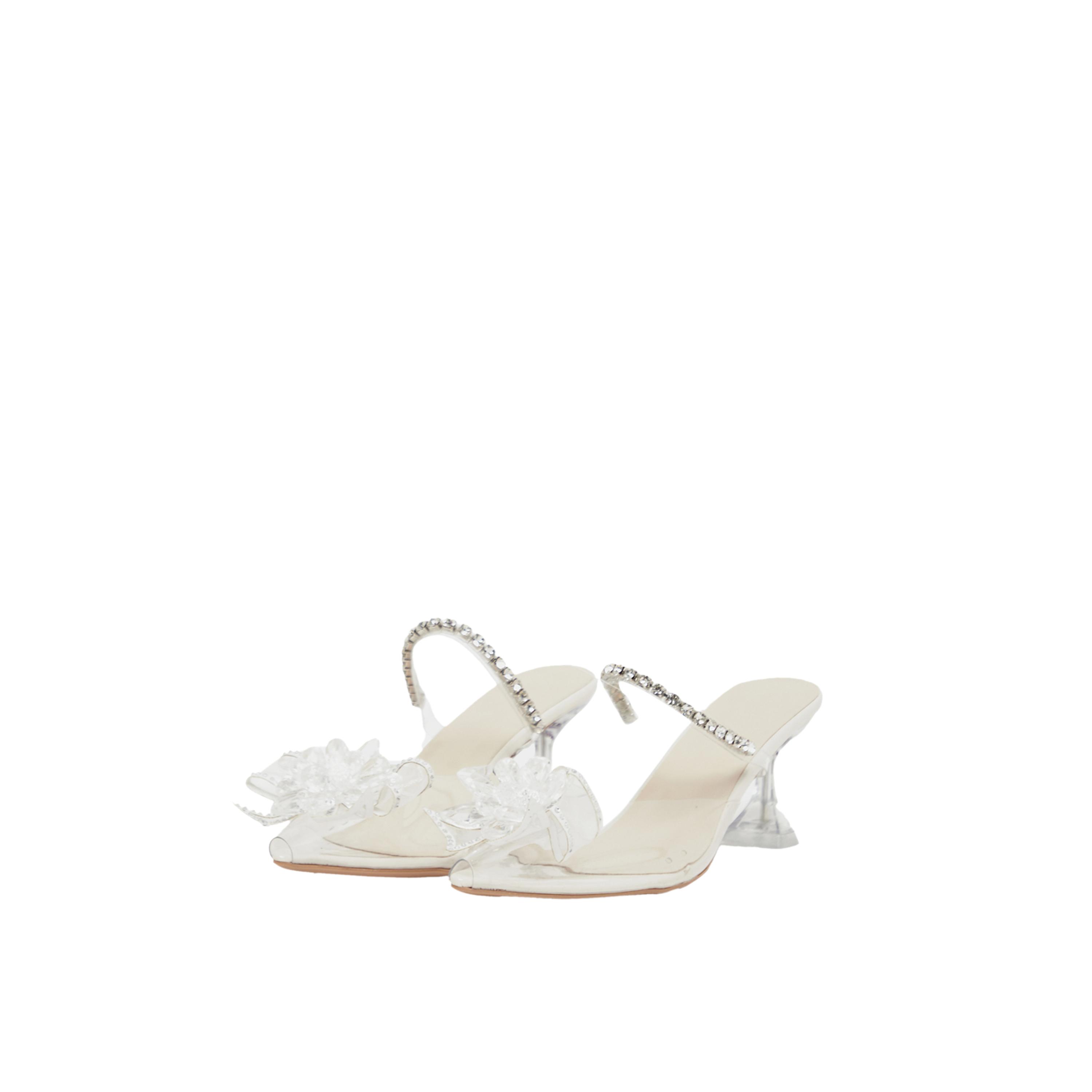 Take Two Bow Detail Transparent Block Heel Sandals-women-shoes-heels-image-2