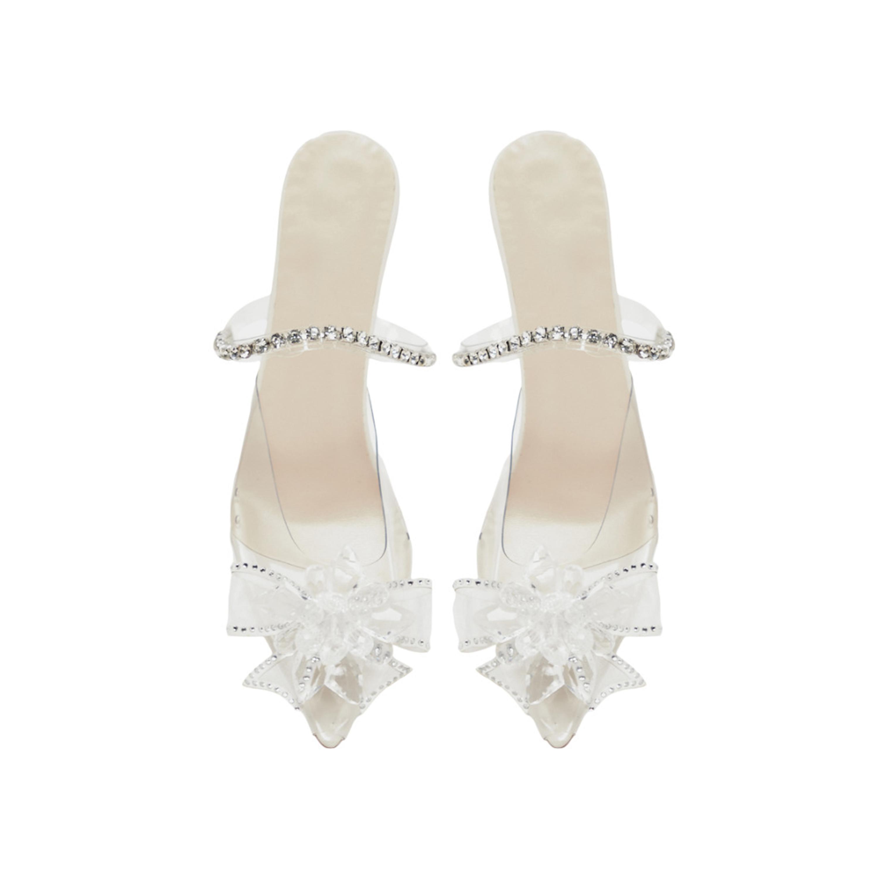 Take Two Bow Detail Transparent Block Heel Sandals-women-shoes-heels-image-5