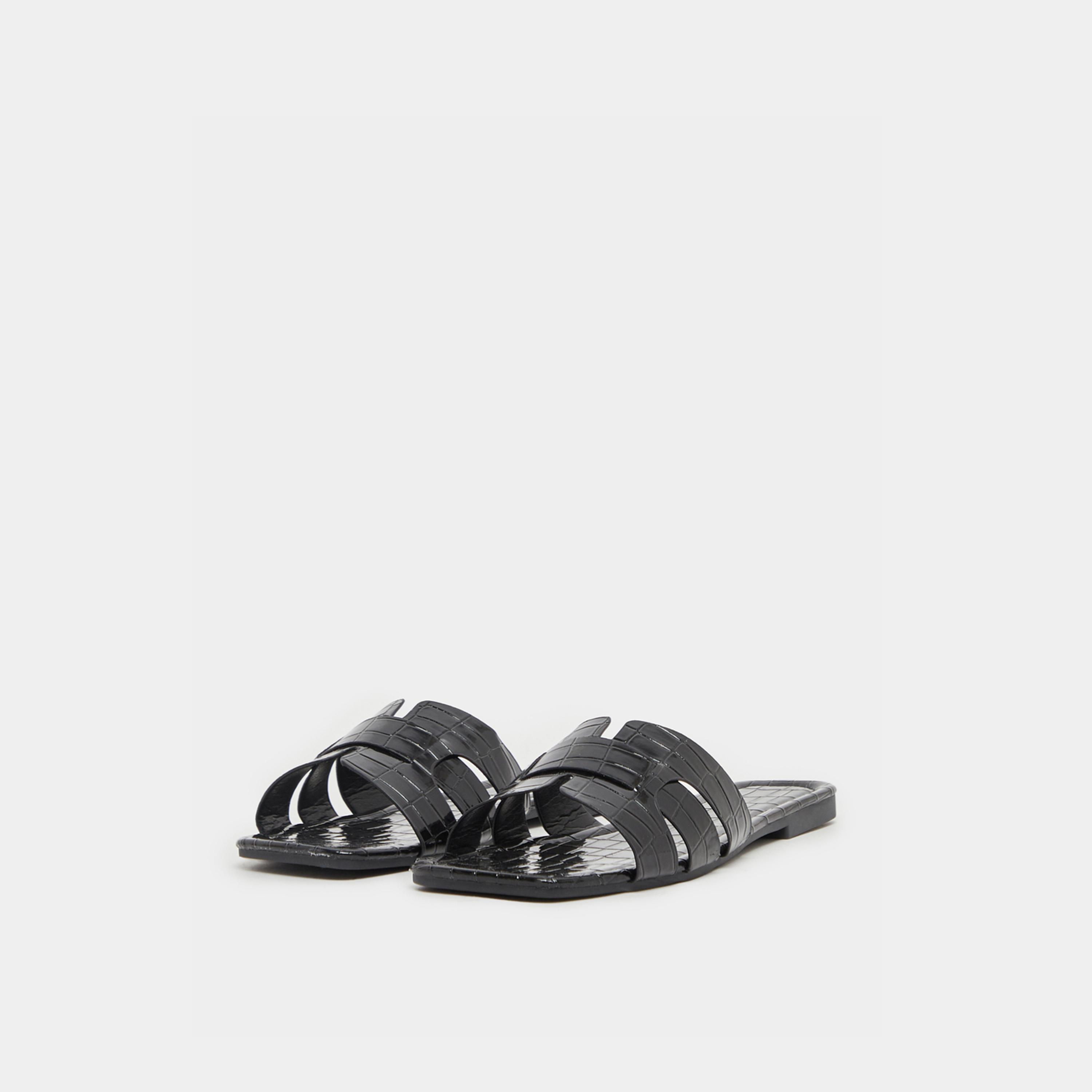 صندل سهل الارتداء بسيور متعددة-women-shoes-flipflopsandslides-image-2