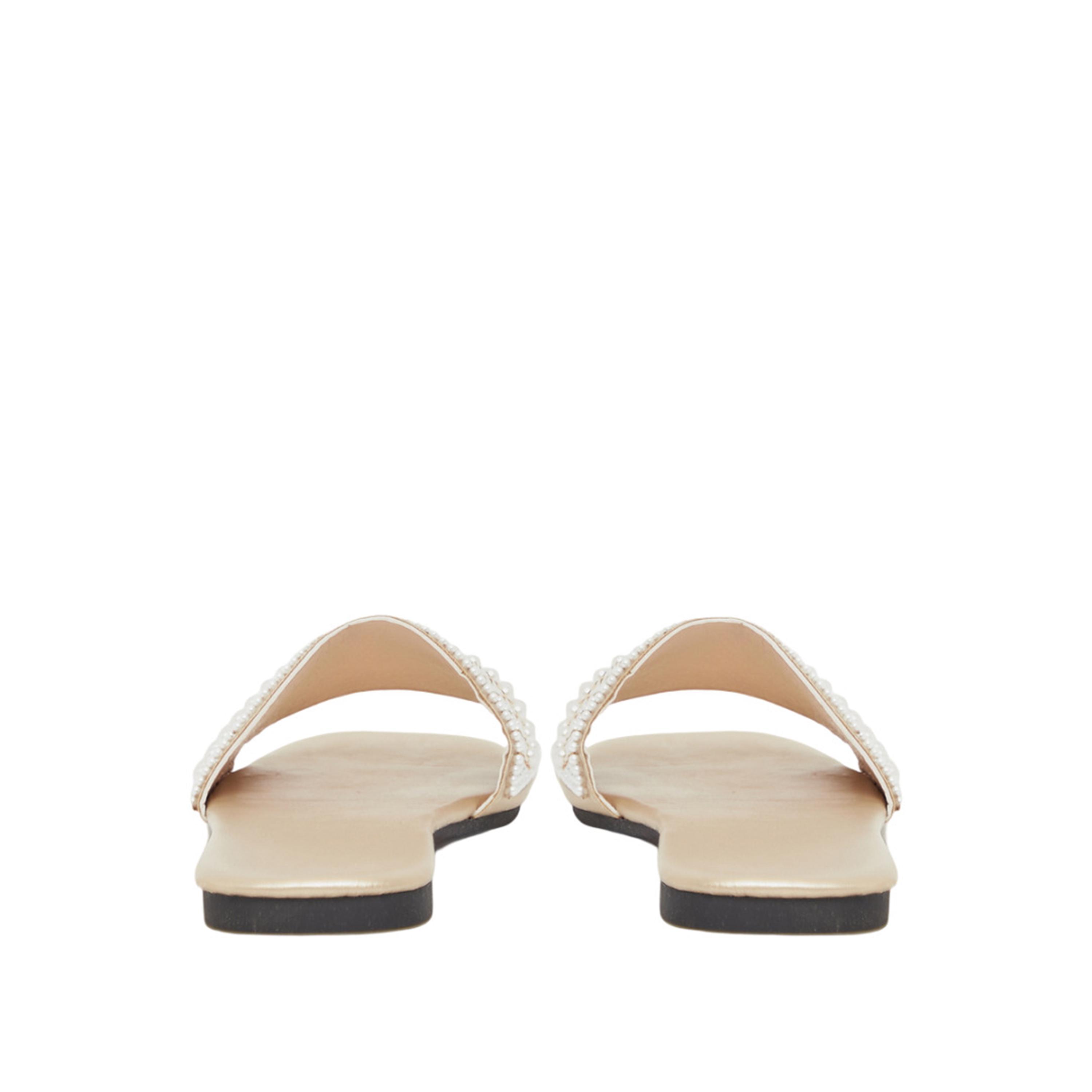Take Two Embellished Pearl Flat Sandals-women-shoes-flipflopsandslides-image-4