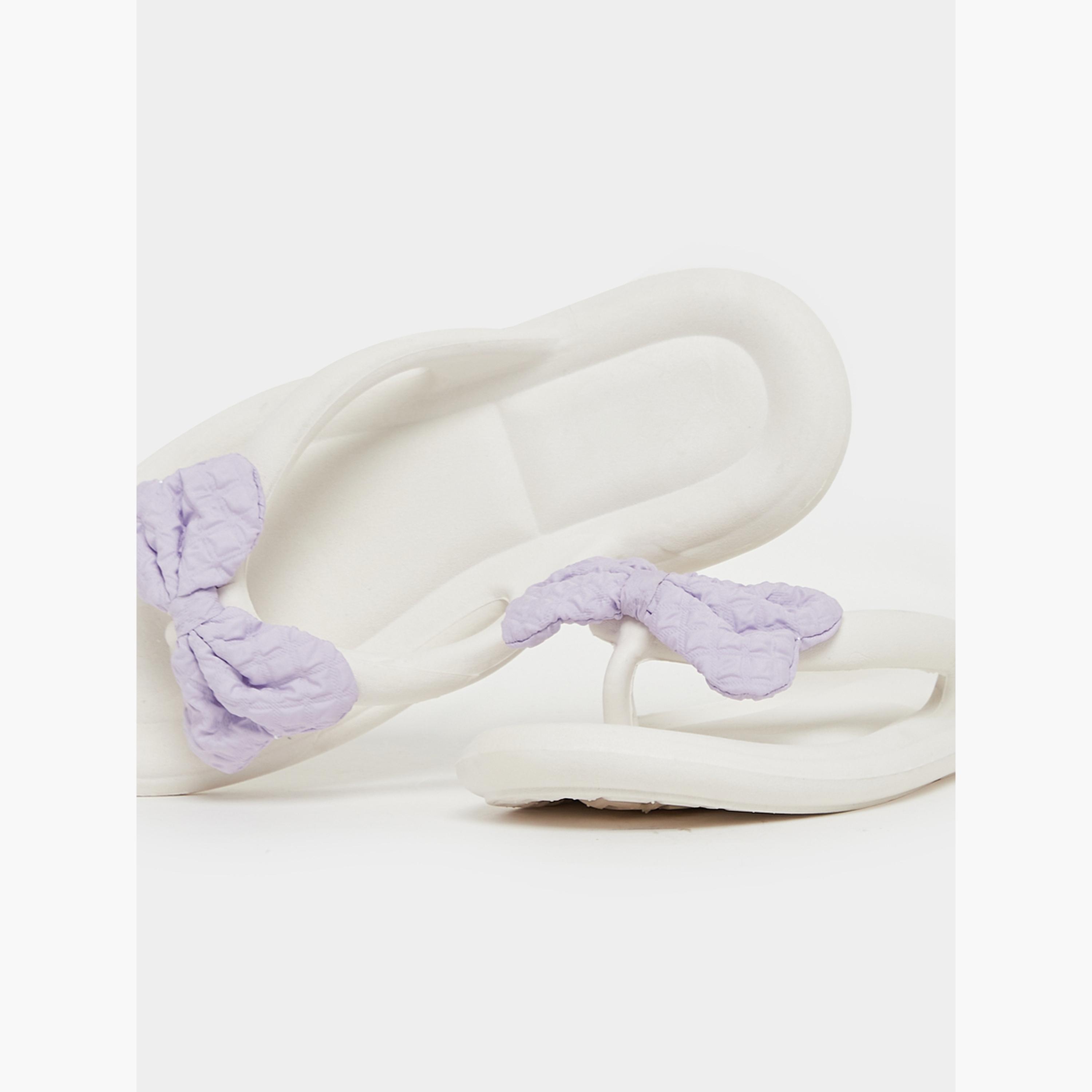 Take Two Bow Design Foam Slipper-women-shoes-flipflopsandslides-image-3