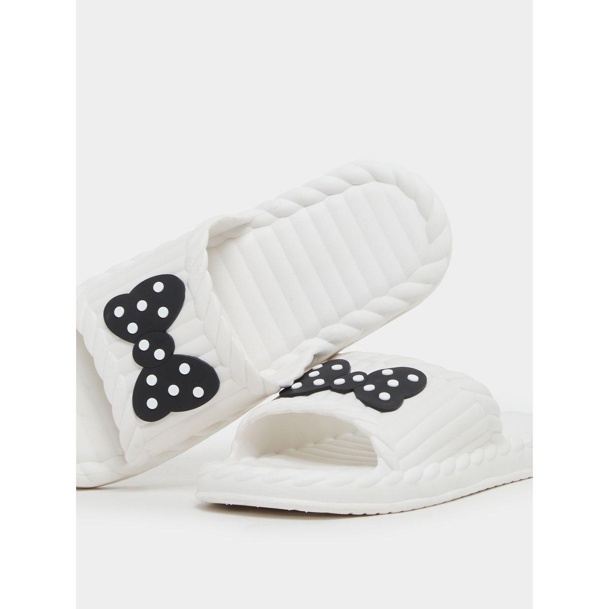 Take Two Textured Bow Design Foam Slipper-women-shoes-flipflopsandslides-image-3