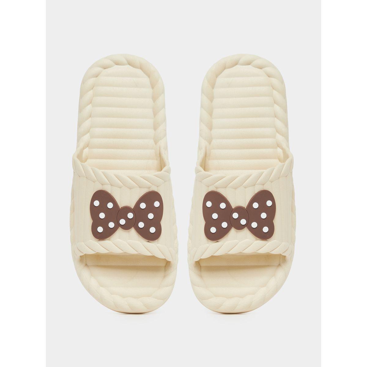 Take Two Bow Design Foam Slipper-women-shoes-flipflopsandslides-image-5