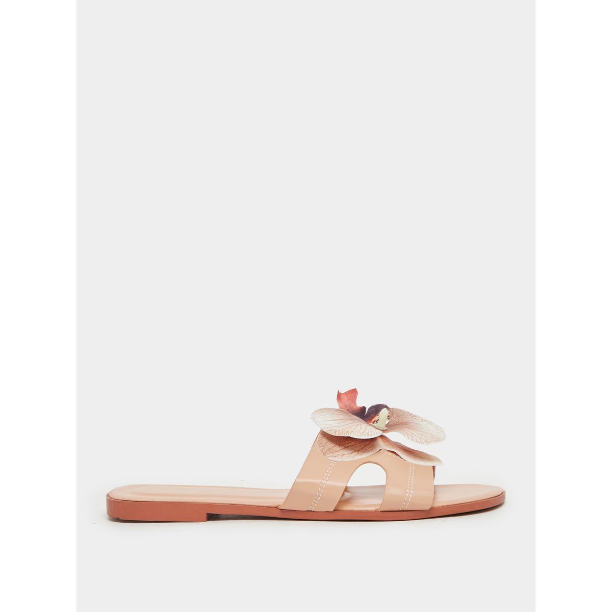 Take Two Flower Accent Flat Sandals-women-shoes-flipflopsandslides-image-1