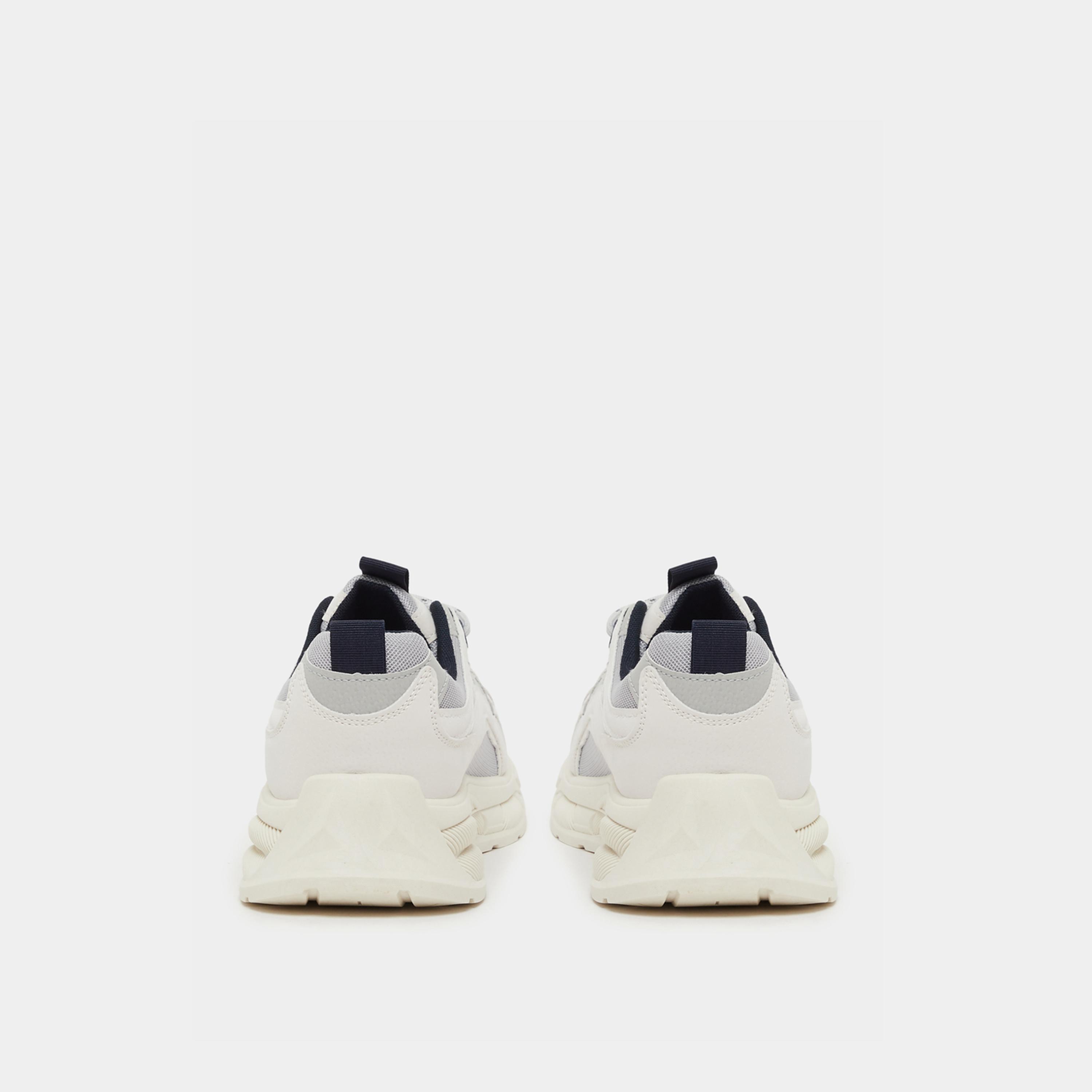 Take Two Textured Chunky Sole Lace Up Sneakers-men-shoes-sneakers-image-4