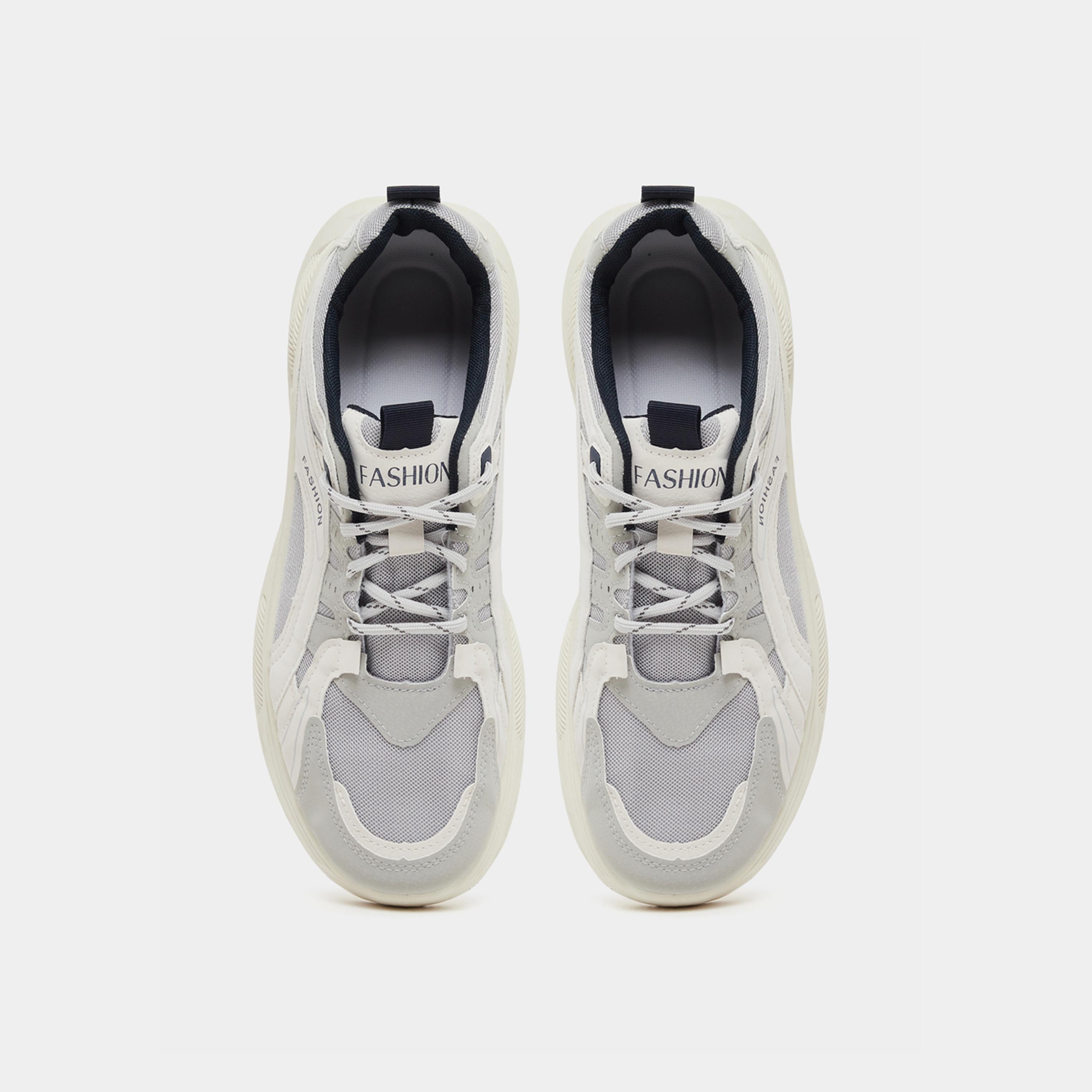 Take Two Textured Chunky Sole Lace Up Sneakers-men-shoes-sneakers-image-5