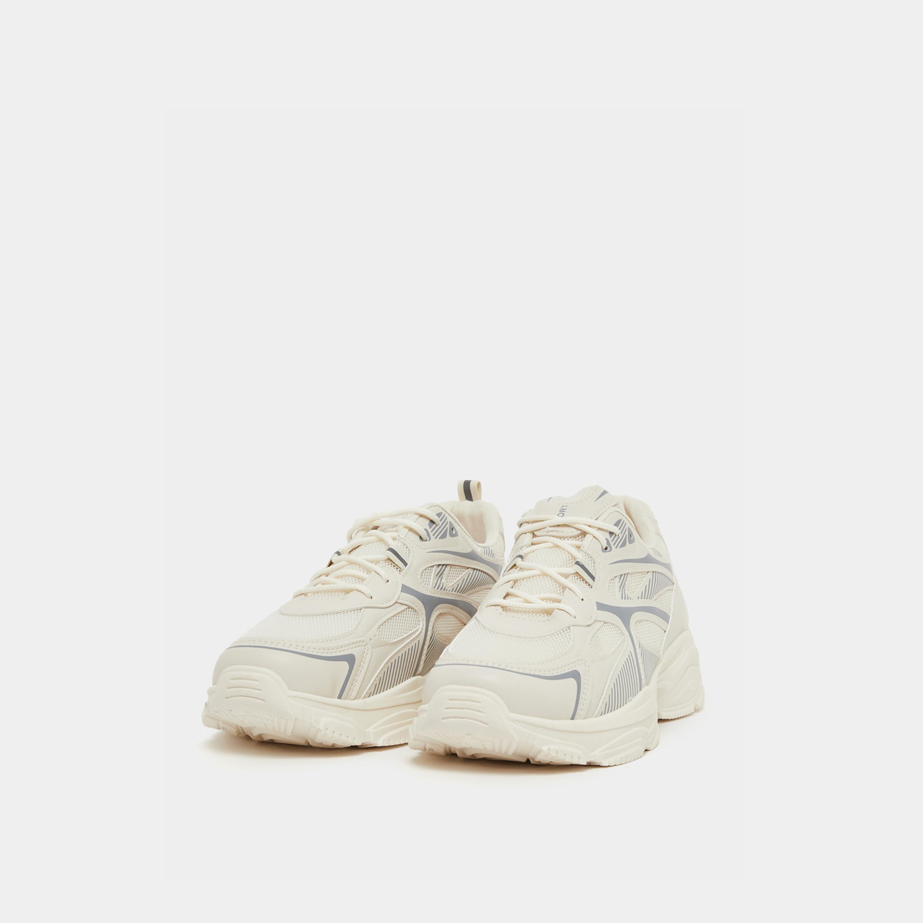 Take Two Textured Chunky Sole Lace Up Sneakers-men-shoes-sneakers-image-2