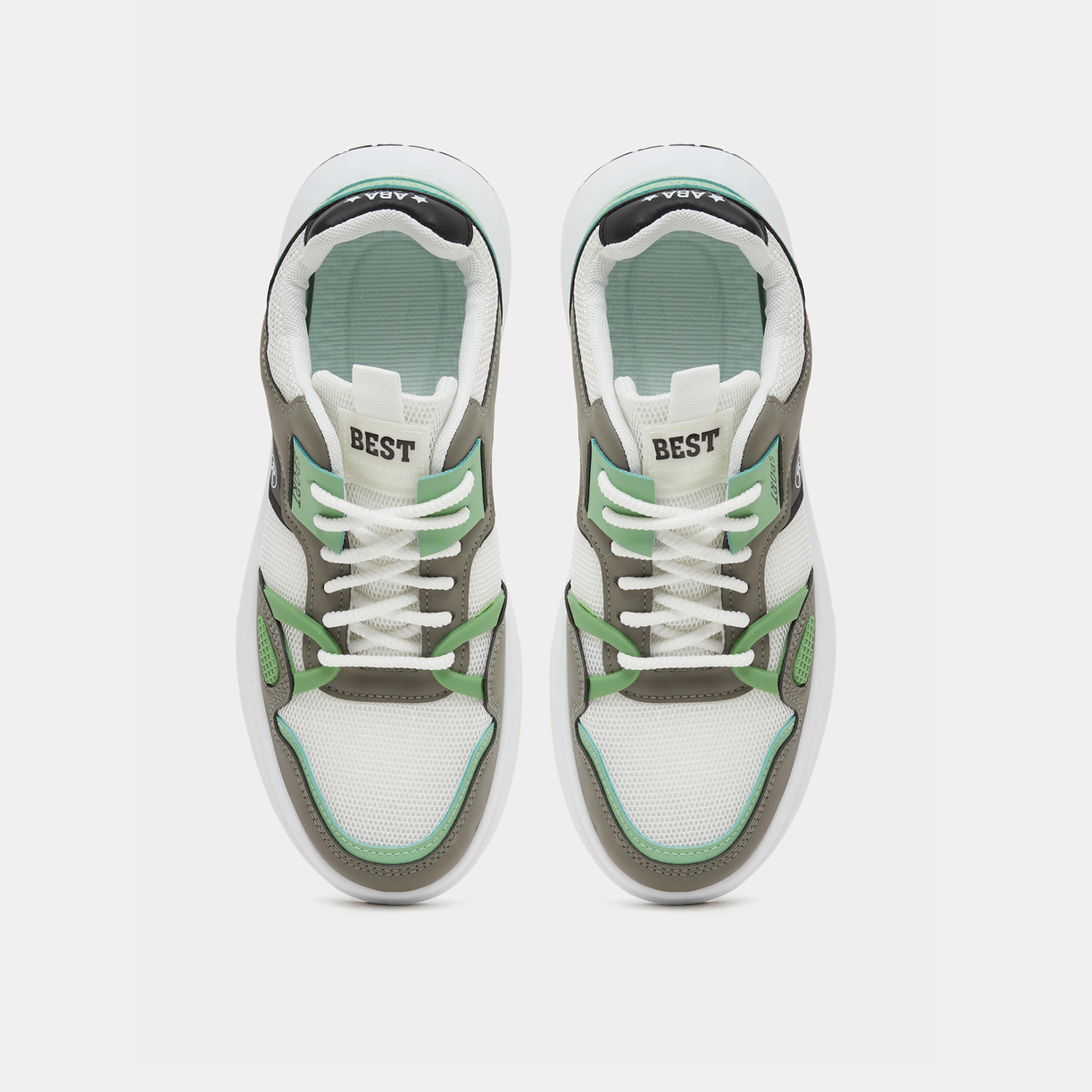 Take Two Textured Chunky Sole Lace Up Sneakers-men-shoes-sneakers-image-5