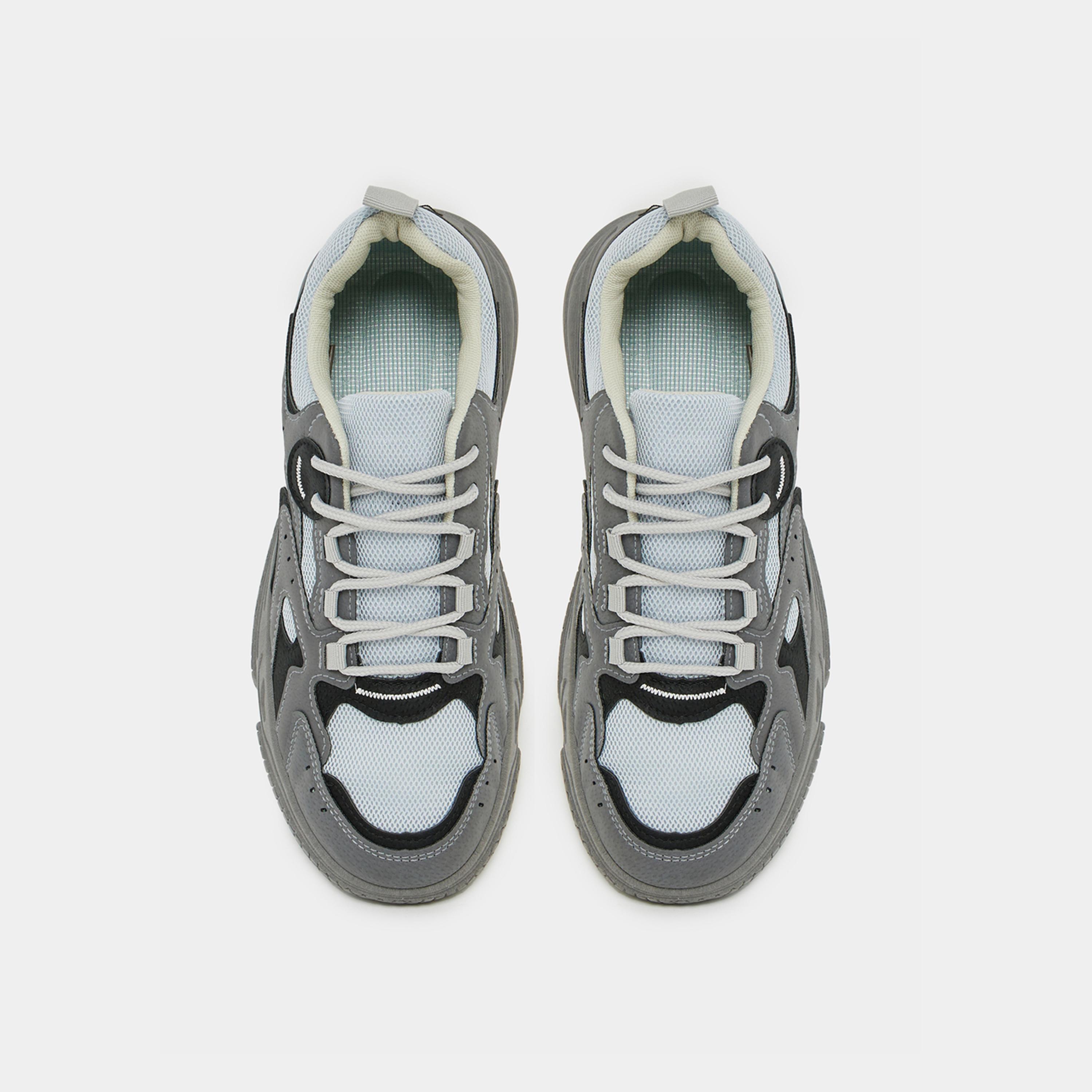 Take Two Textured Chunky Sole Lace Up Sneakers-men-shoes-sneakers-image-5